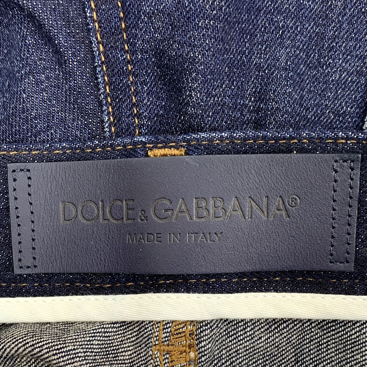 Dolce & Gabbana Dolce Gabbana Dark Blue Distressed Denim Casual Pants K26WX Size US 32 / EU 48 - 7 Thumbnail