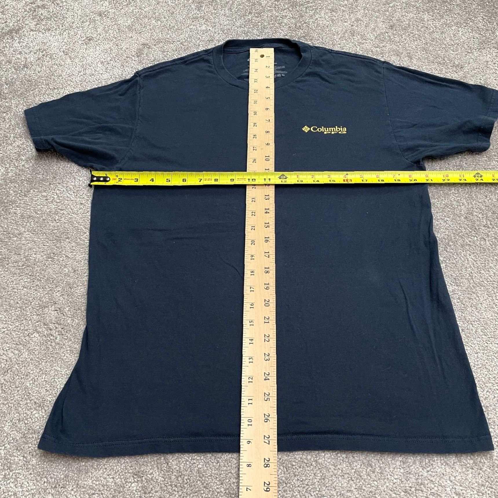 Vintage Columbia PFG T-Shirt Mens Large Blue Crew Neck Short Sleeve Casual Tee Shirt Size US L / EU 52-54 / 3 - 6 Thumbnail