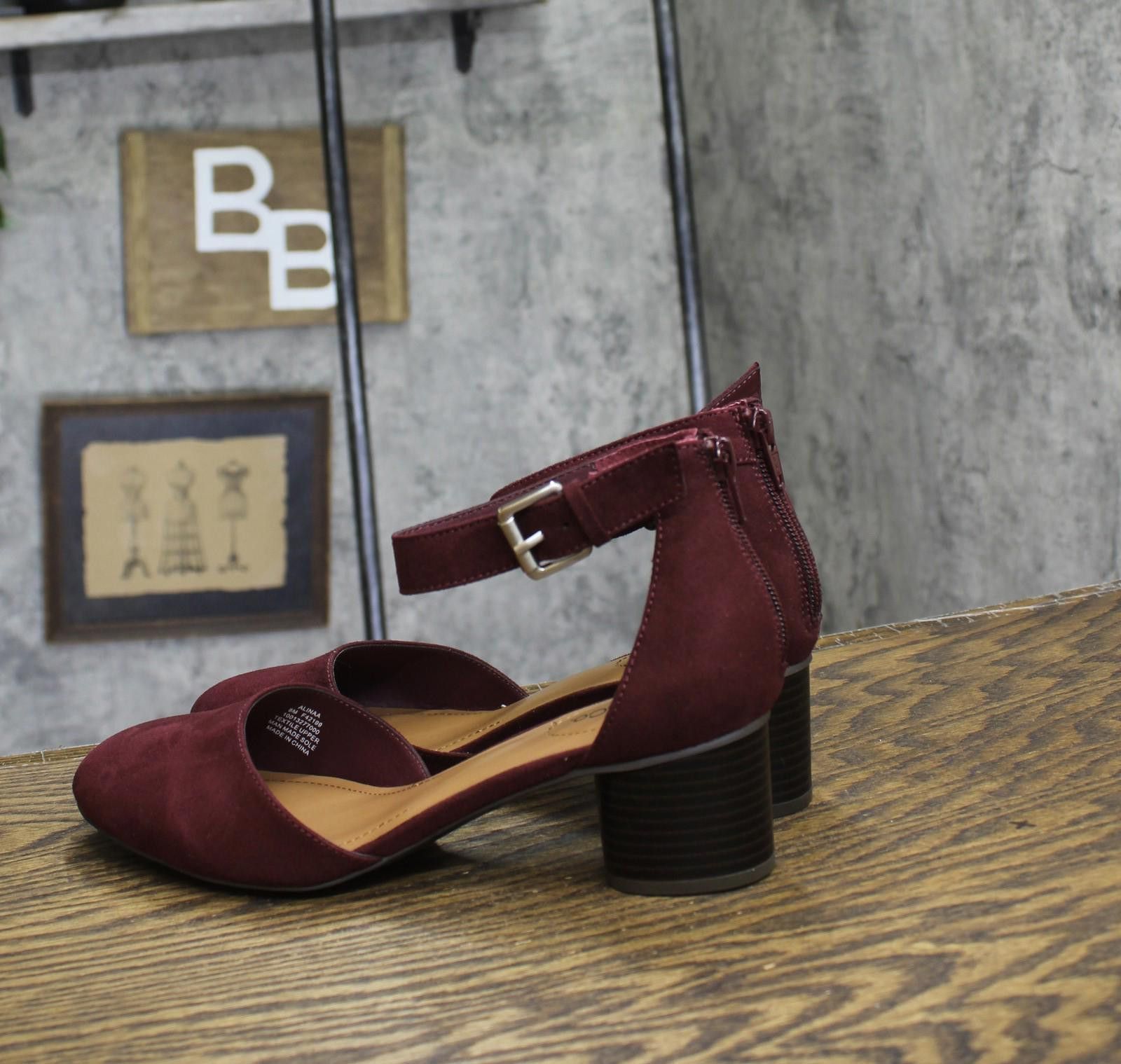 Style & Co Style & Co. Alinaa Dress Sandals Berry Microsuede Purple 8m Size US 8 / IT 38 - 2 Thumbnail