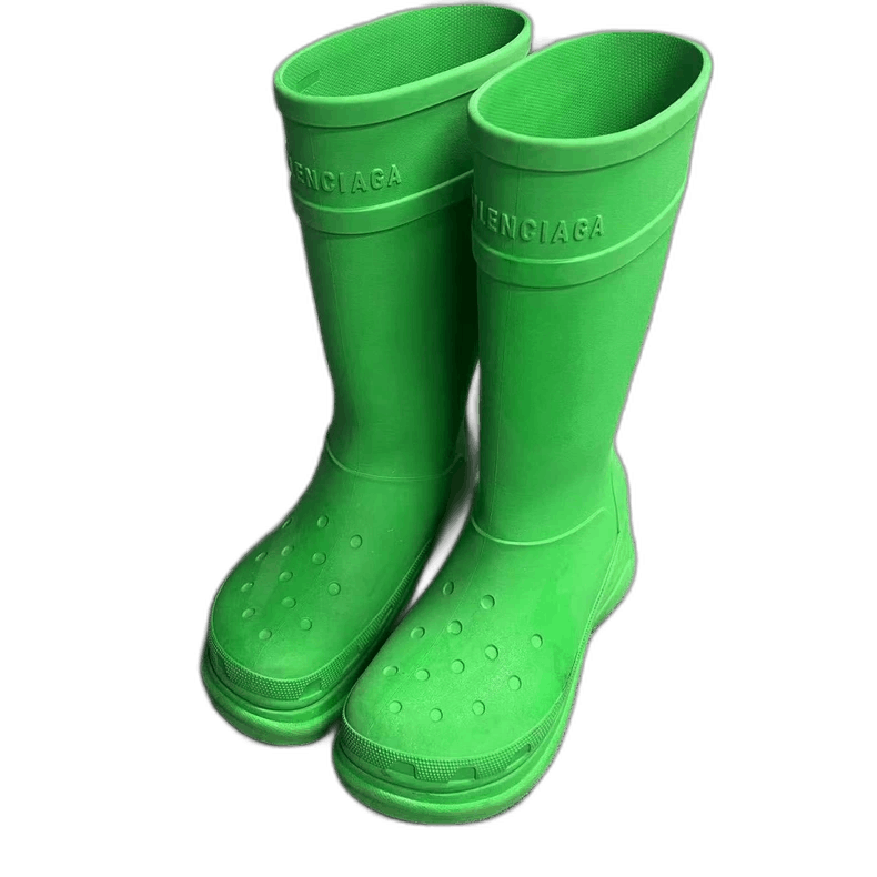 Balenciaga Balenciaga Green Waterproof Mid-Cut Boots Size US 10 / EU 43 - 1 Thumbnail