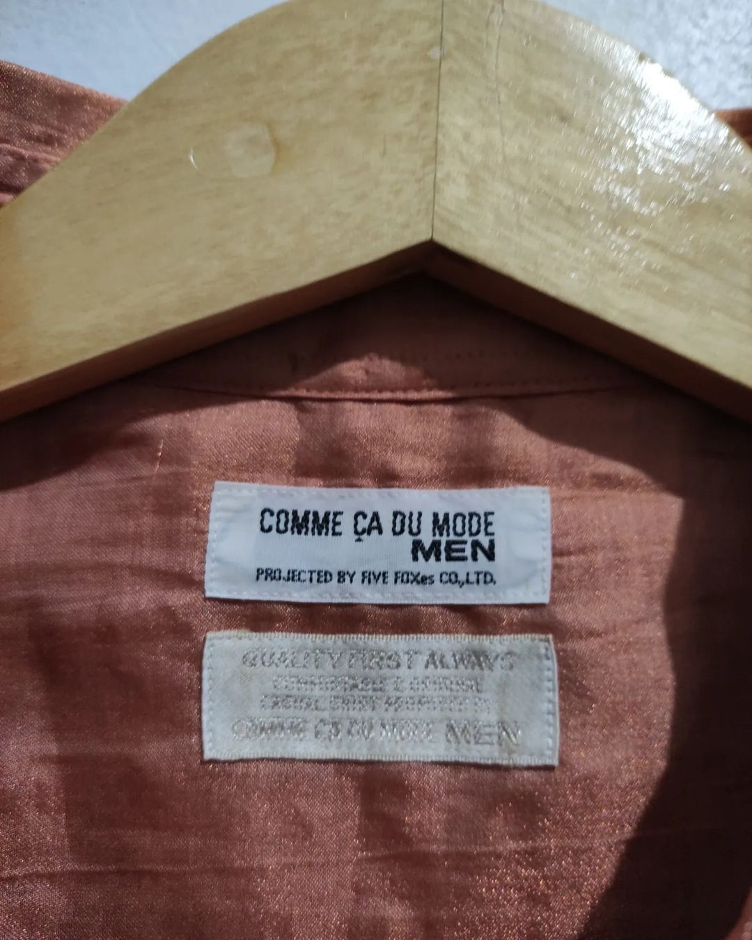 Comme Ca Ism × Japanese Brand Commecadumode Brik Red Vintage Shirt Size US M / EU 48-50 / 2 - 7 Thumbnail