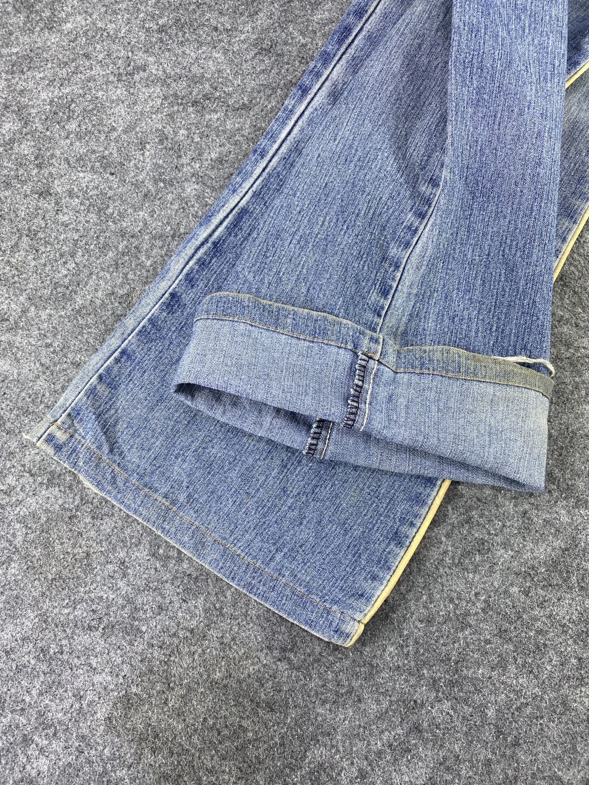 Japanese Brand × Jean Beremo Blue Wash Flare Jeans - J992 Size 29" - 12 Thumbnail