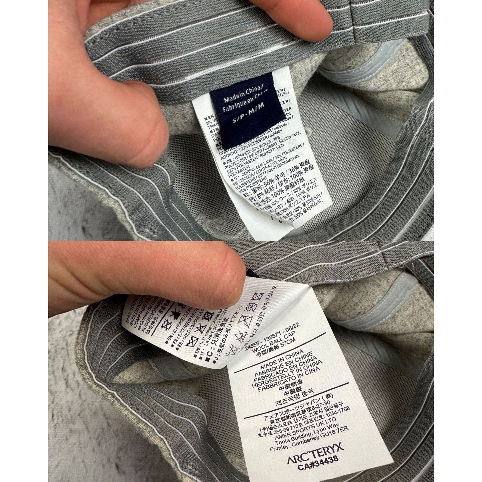 Arc'teryx Arc'teryx Men Heather Gray Eyelets Classic Wool Ball Hat Cap Size ONE SIZE - 2 Thumbnail