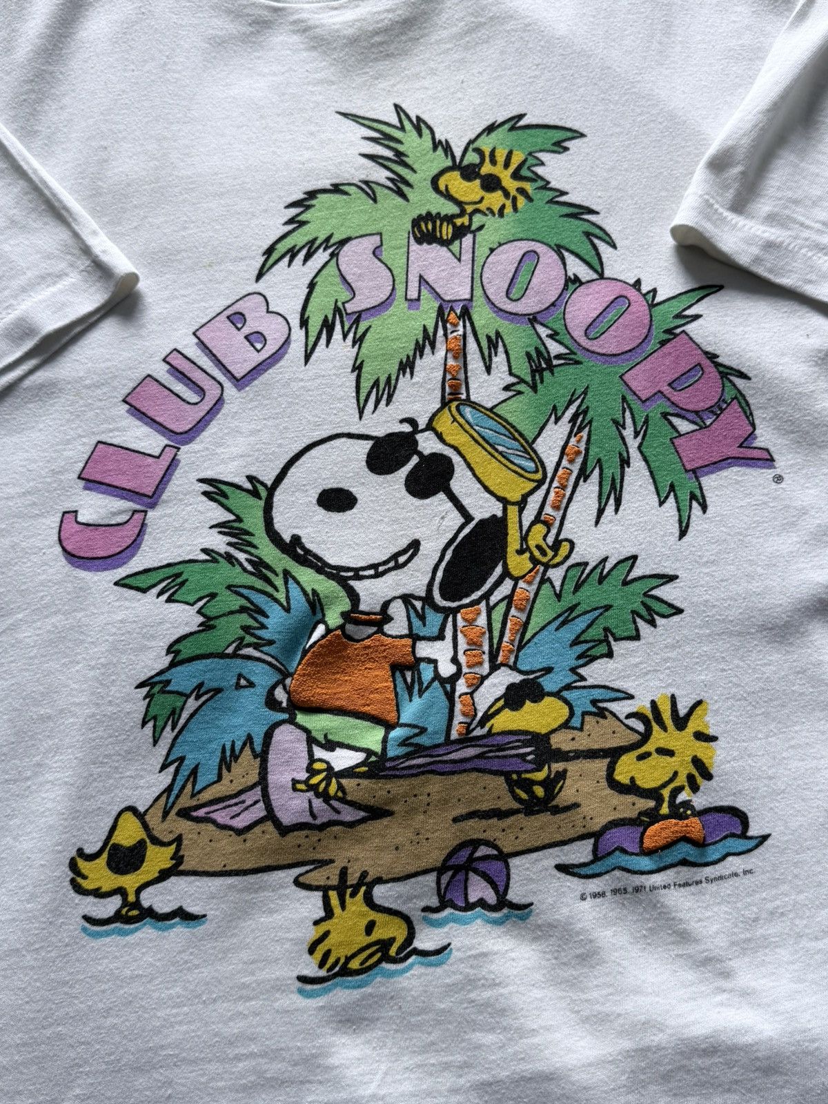 Vintage Vintage 90s Peanuts Snoopy Graphic T-Shirt Tee Size US M / EU 48-50 / 2 - 3 Thumbnail