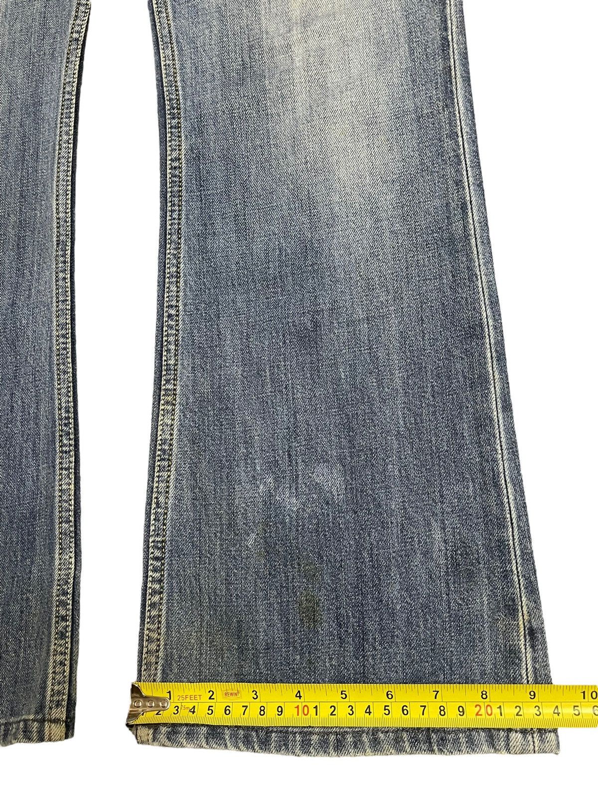 Diesel Vtg 90s Diesel Industry Faded Wash Distress Wide Leg Bootcut Size US 32 / EU 48 - 16 Thumbnail