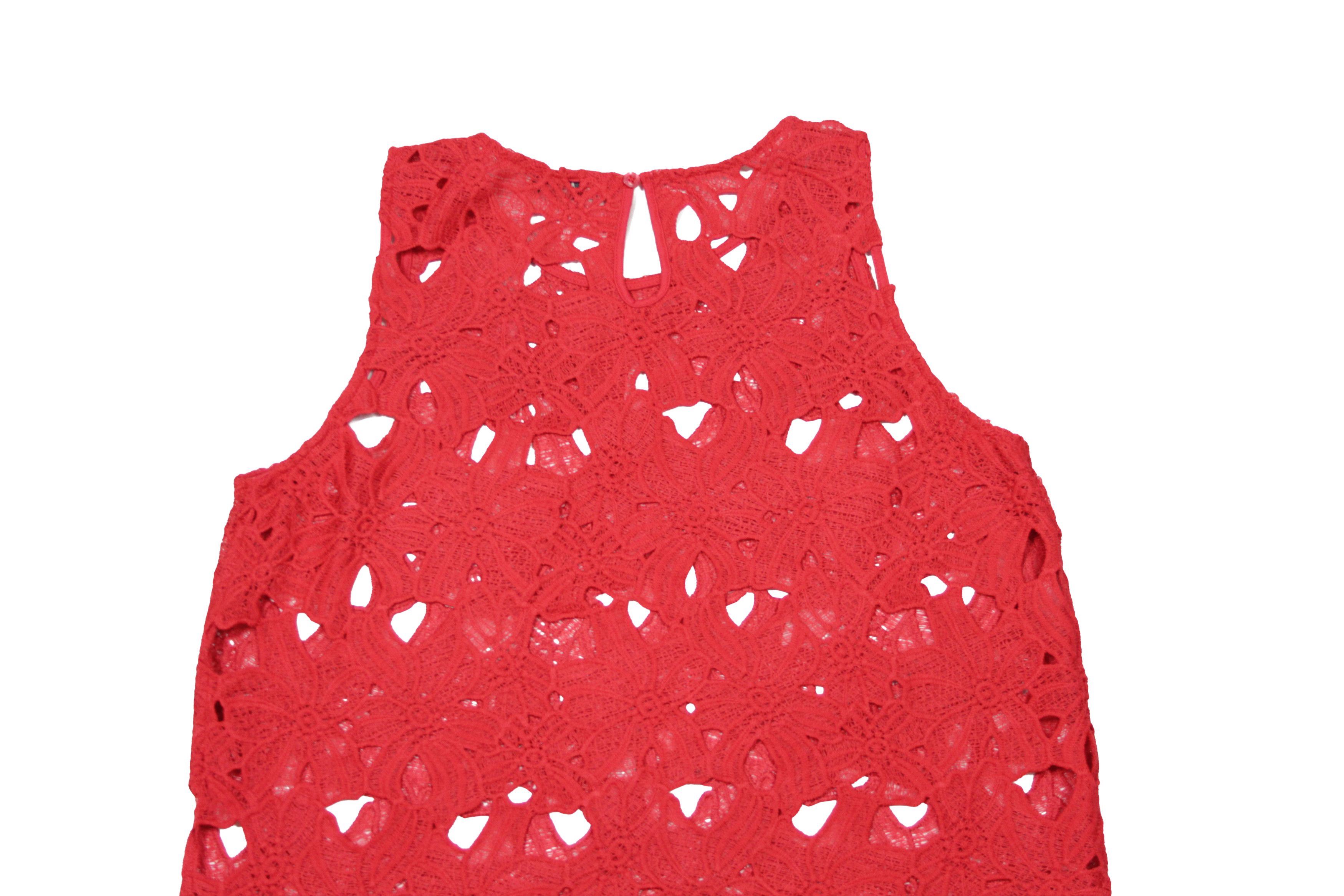 Acne Studios SS2010 Embroidered Flowers Mesh Tank Top Size M / US 6-8 / IT 42-44 - 4 Thumbnail