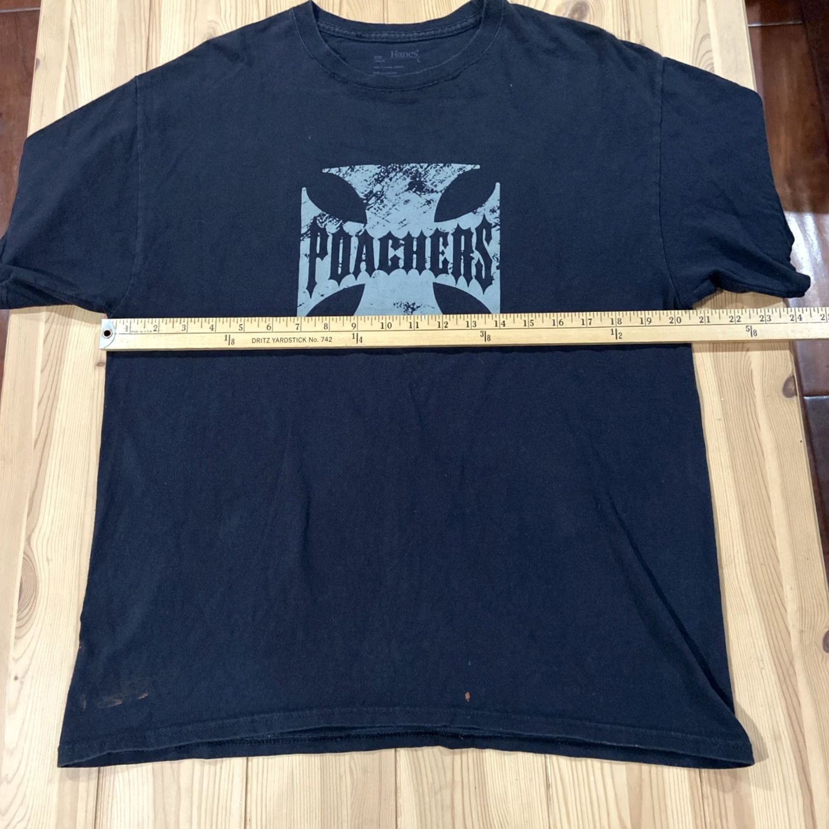 West Coast Choppers West Coast Choppers T-Shirt Men L Black 90s Biker Grunge Motorcycle Punk Cross Poacher Crazy Hourse Customs-Chopper Cross Poacher T Shirt Large Biker Size US L / EU 52-54 / 3 - 6 Thumbnail