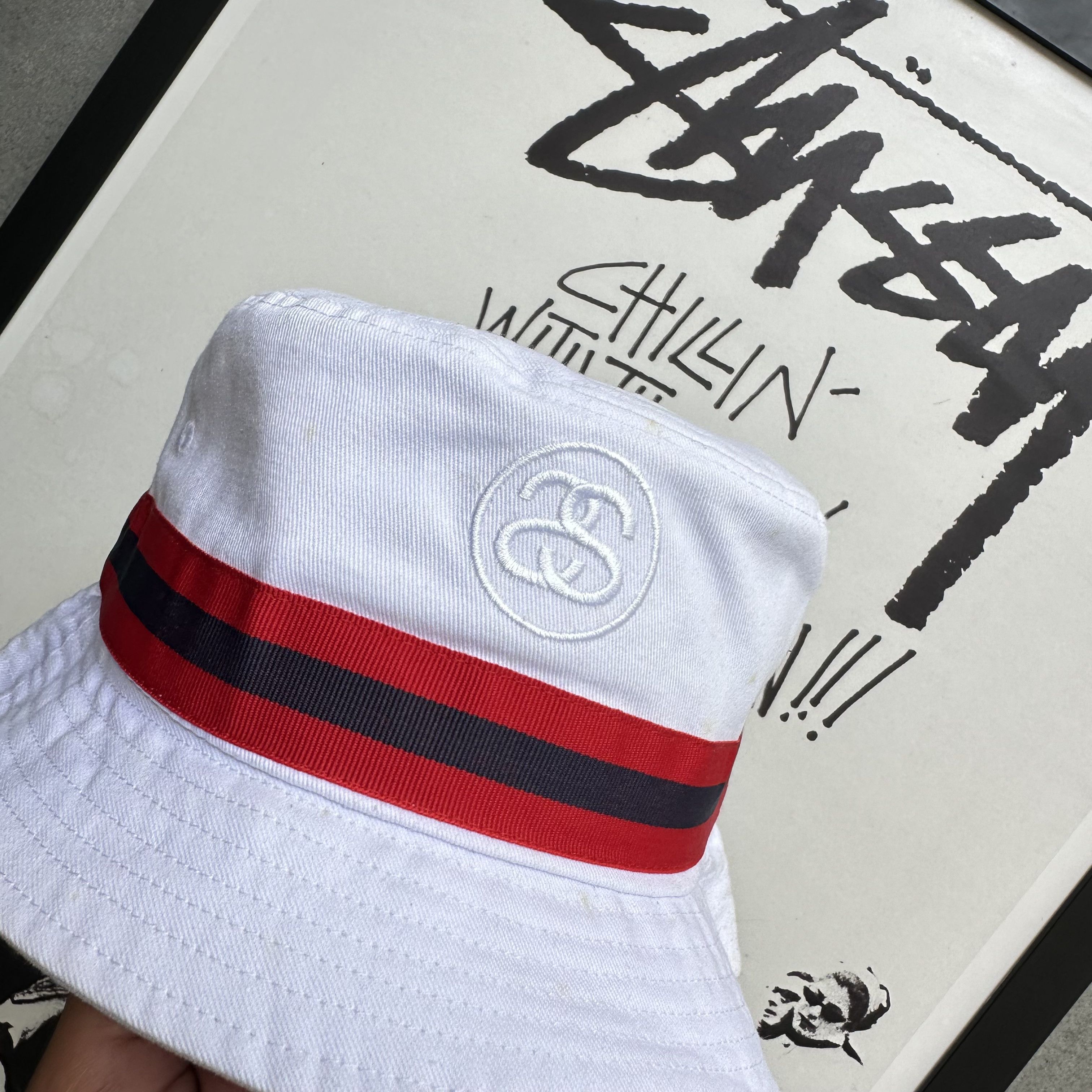 Stussy STUSSY BUCKET HAT MONTECARLO WHITE Size ONE SIZE - 2 Thumbnail