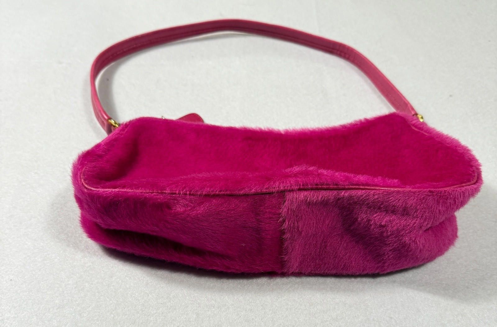 Escada Escada Baguette Pony Hair Pink Purse Handbag y2k 90's Size ONE SIZE - 3 Thumbnail