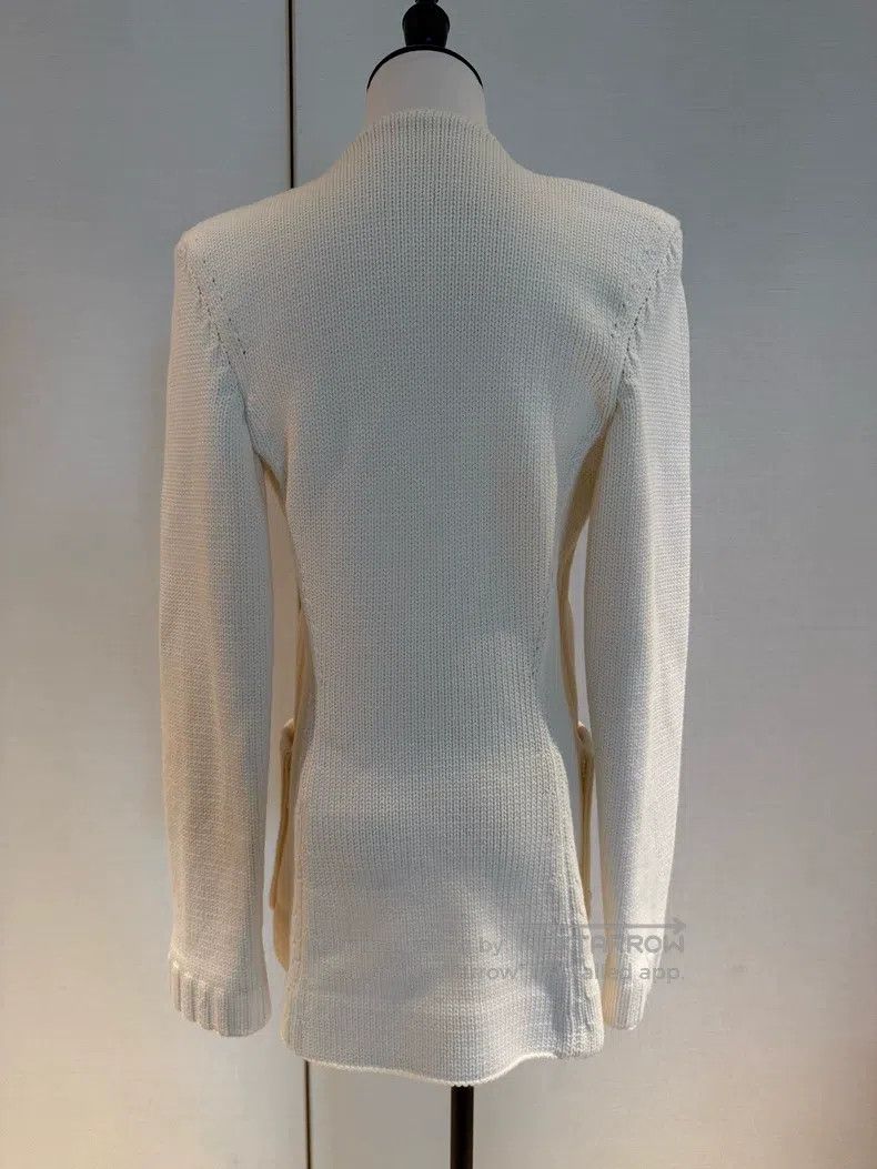 Fendi Fendi Padded Shoulder Tuxedo Sweater Jacket Size XS / US 0-2 / IT 36-38 - 2 Thumbnail