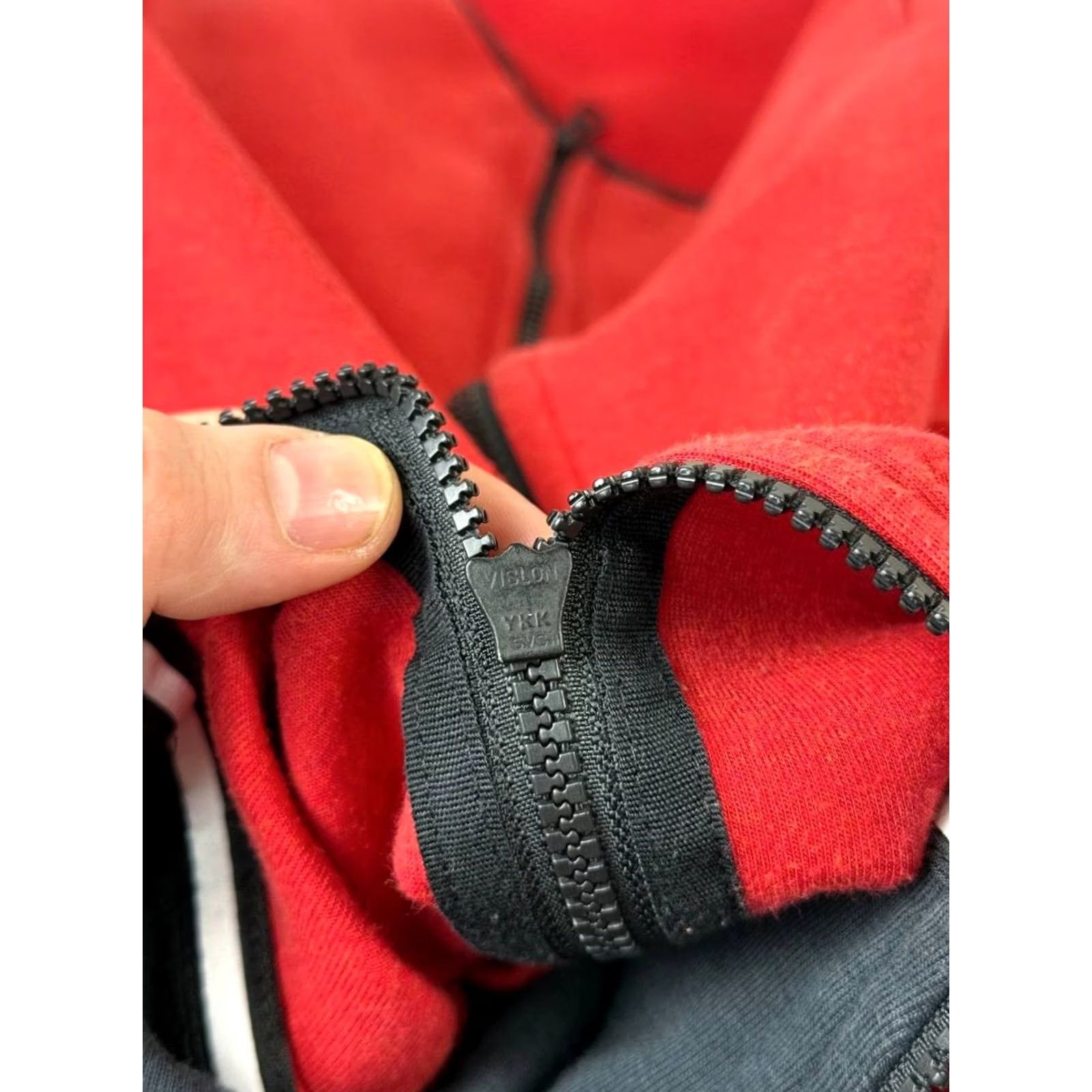 Nike Nike Tech Fleece Tracksuit Hoodie And Patns Full Zip Drill Men Size S Red Black Hoodie Mens S Size US S / EU 44-46 / 1 - 7 Thumbnail