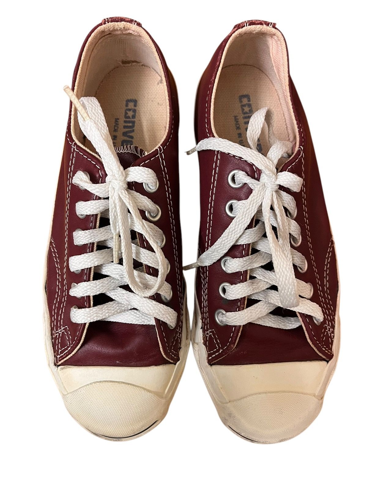 Converse × Vintage Vintage 90’s Converse Jack Purcell Sneakers Size US 4.5 / IT 34.5 - 12 Thumbnail