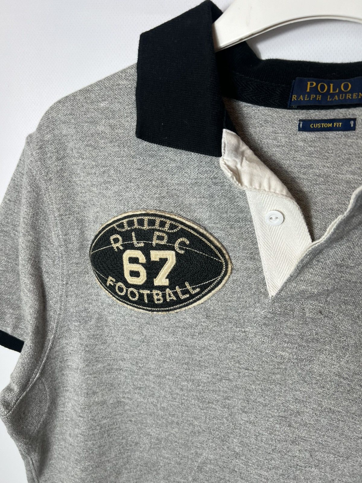 Polo Ralph Lauren Vintage streetwear Polo Ralph Lauren Football Rugby 67 Tee Size US L / EU 52-54 / 3 - 5 Thumbnail