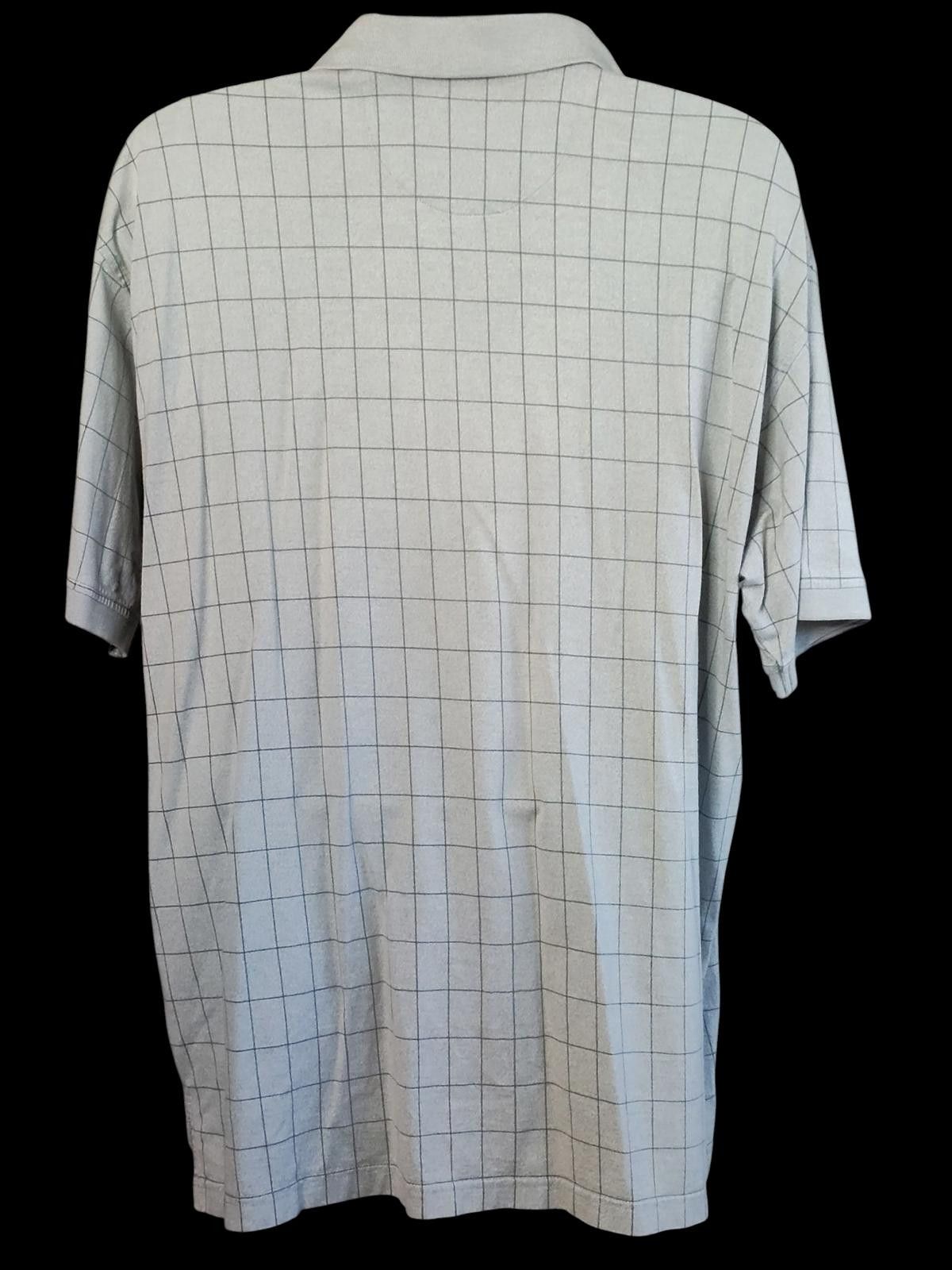 Izod IZOD Men's Beige Checkered Polo Shirt Size US XL / EU 56 / 4 - 6 Thumbnail