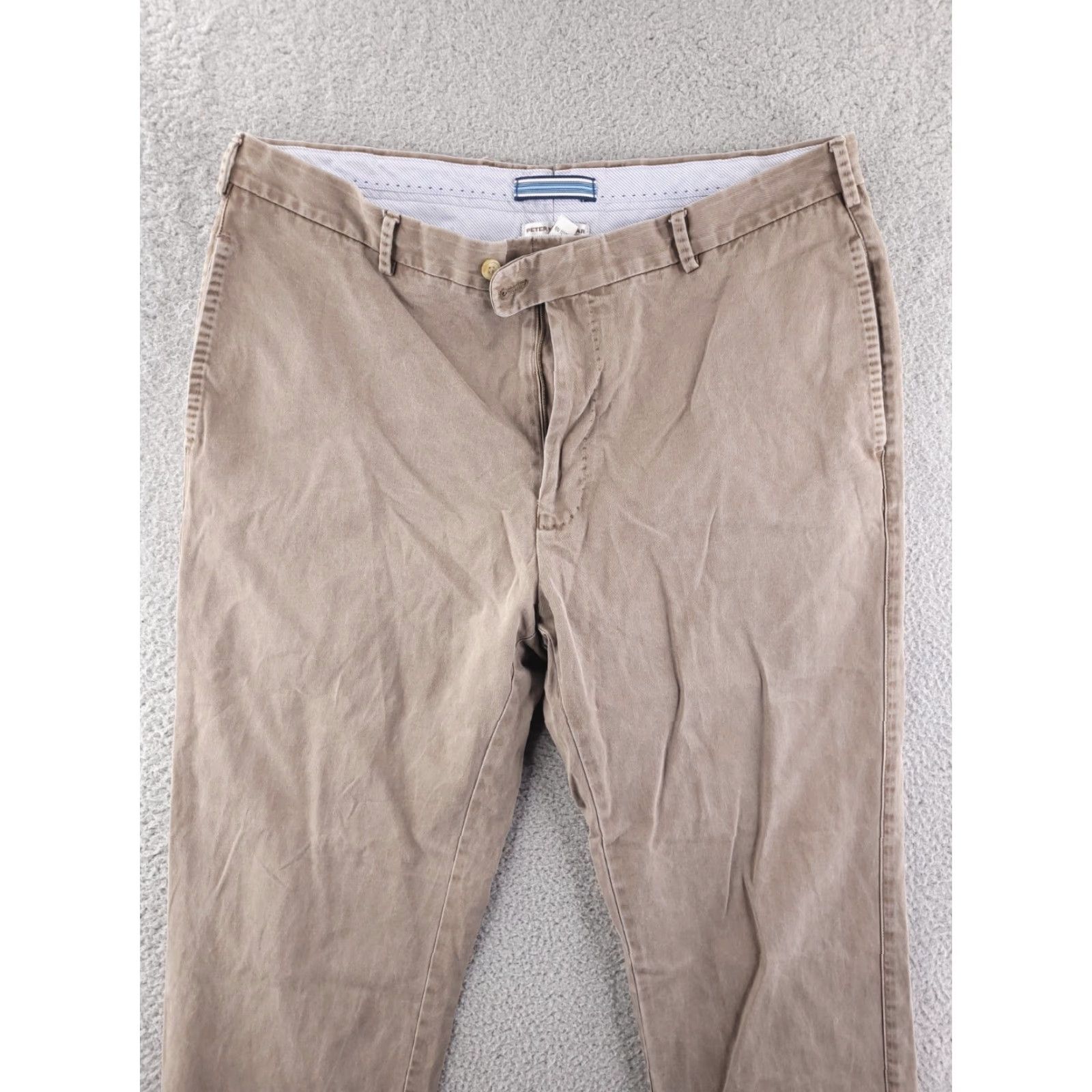 Peter Millar Peter Millar Pants Mens 36x29 Chino Brown Pima Cotton Straight Fit Size US 36 / EU 52 - 2 Thumbnail