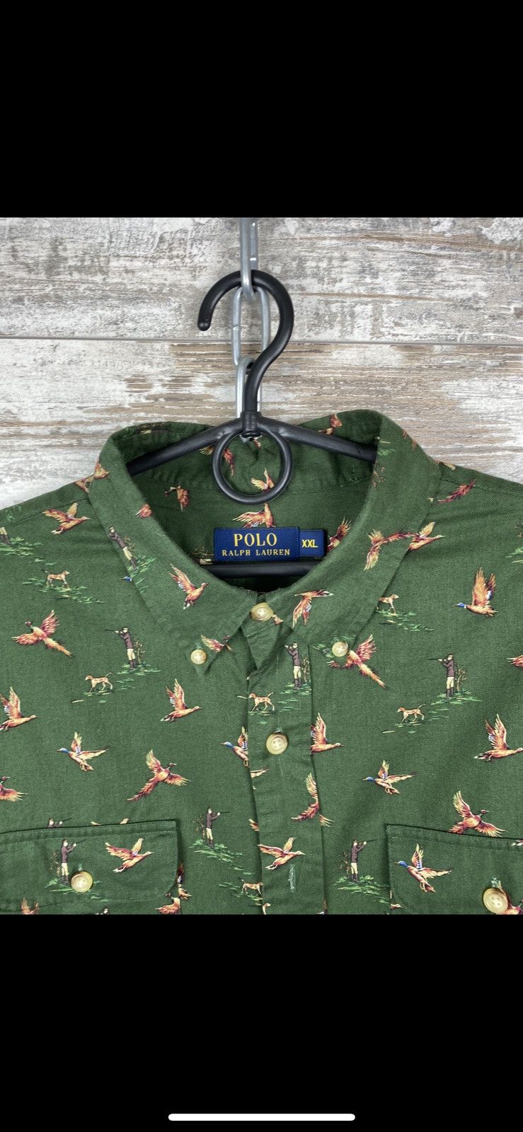 Vintage Mens Vintage Polo Ralph Lauren Monogram Shirt Button Up Size US XXL / EU 58 / 5 - 7 Thumbnail