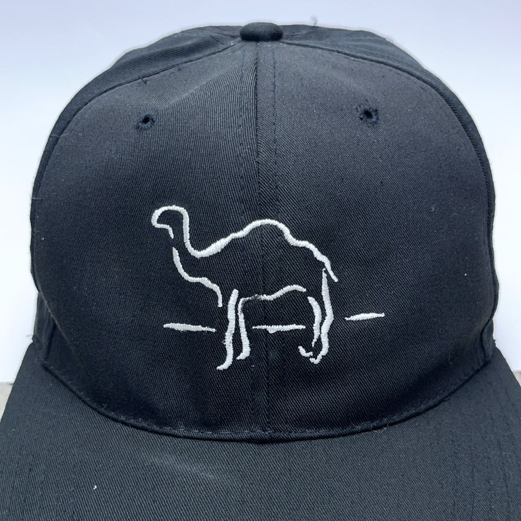 Vintage VINTAGE R.O.C. Hat Cap Snapback Black 90s Y2K Cigarettes Tobacco Promo Corduroy Adjustable Baseball Cap Men Size ONE SIZE - 3 Thumbnail