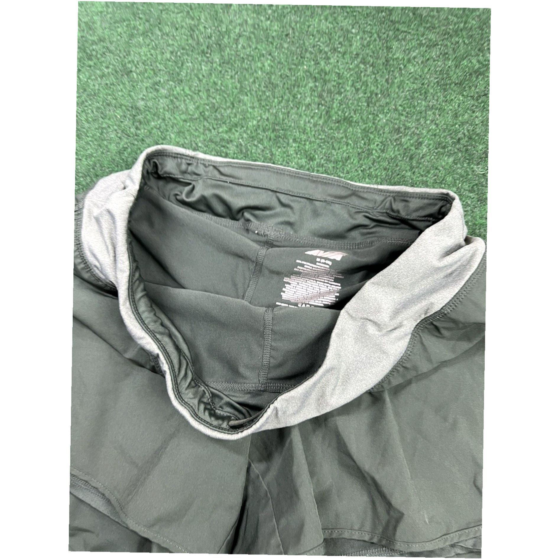 Avia Avia Womens Running Shorts With Bike Liner Sz Medium (8-10) Olive Green Size 32" / US 10 / IT 46 - 5 Thumbnail