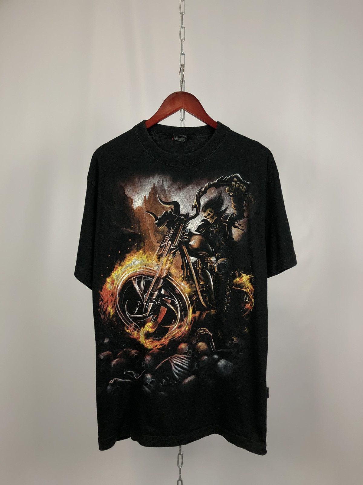 Vintage Rock tee band tee vintage Harley Davidson Size US XL / EU 56 / 4 - 1 Thumbnail