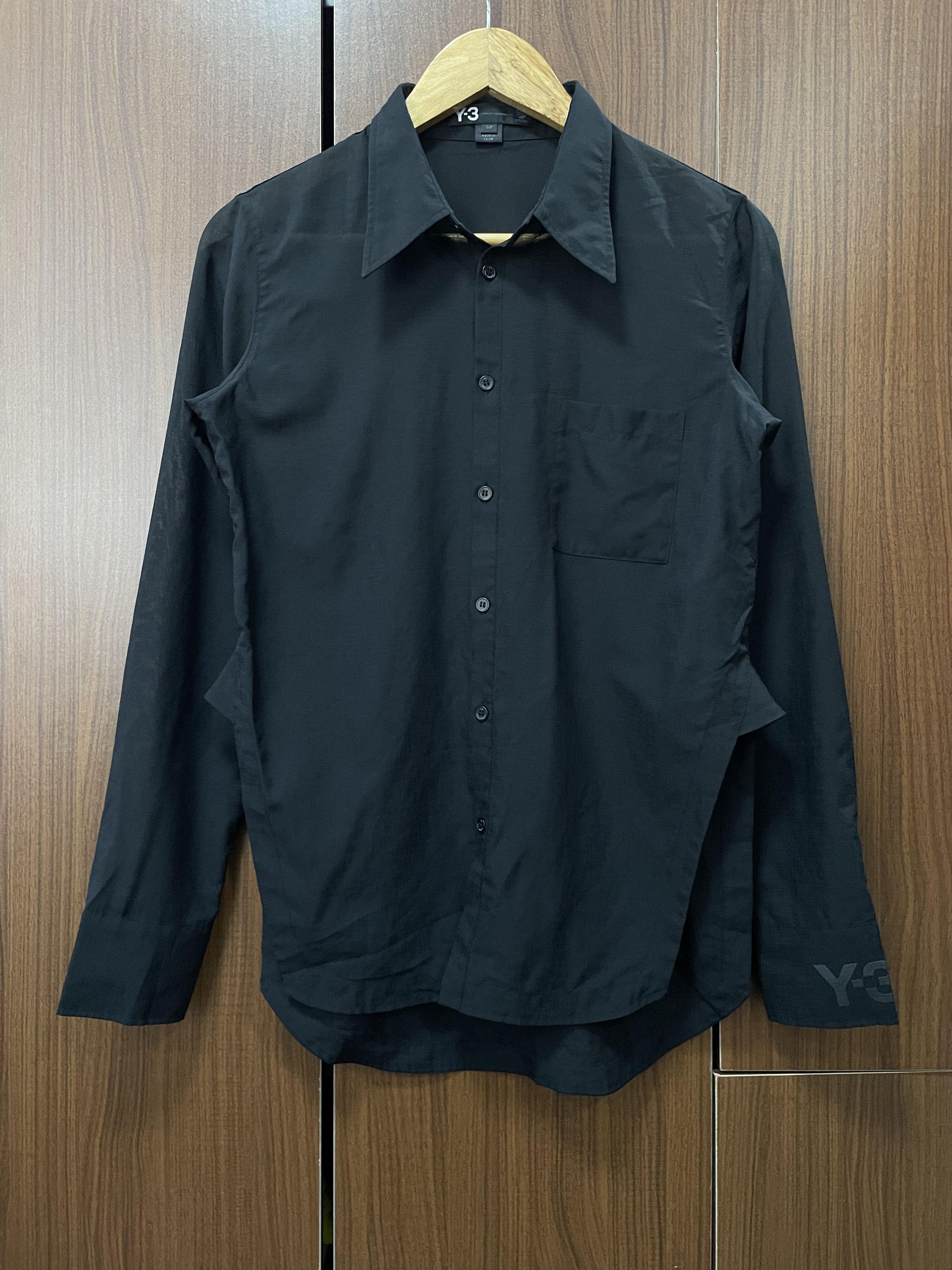 Adidas Y-3 See Through Button Up Long sleeve Size US S / EU 44-46 / 1 - 1 Thumbnail