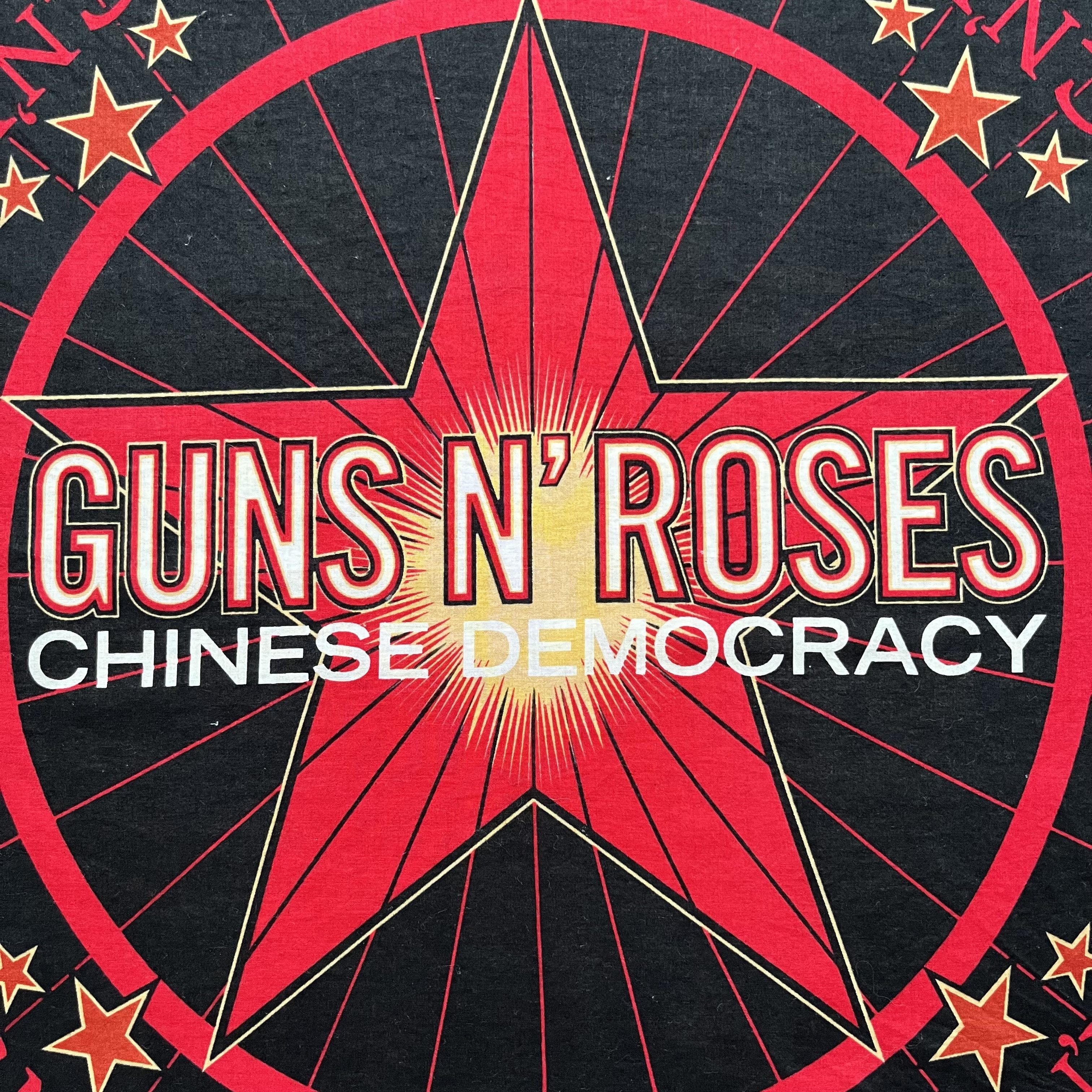 Vintage Gun N Roses Chinese democracy Handkerchief Size ONE SIZE - 2 Thumbnail