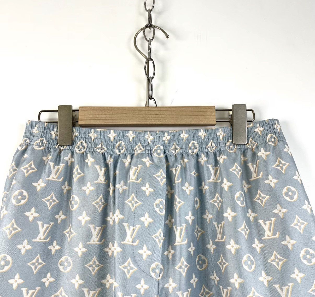 Louis Vuitton Louis Vuitton striped elastic straight casual shorts,K12 Size 26" / US 2 / IT 38 - 3 Thumbnail