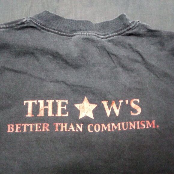 Band Tees × Vintage Vintage The W's Better Than Communism T-Shirt Size US L / EU 52-54 / 3 - 6 Thumbnail