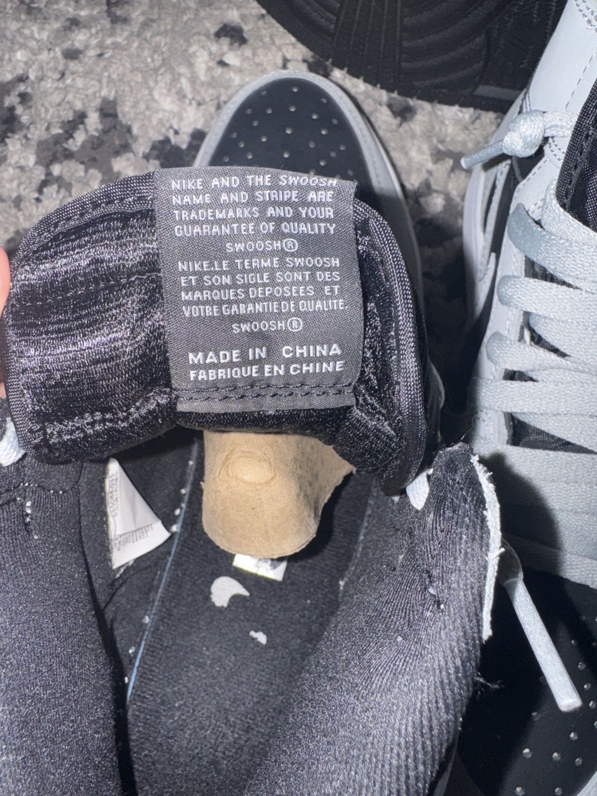Jordan Brand jordan 1 gray and black Size US 9.5 / EU 42-43 - 4 Thumbnail