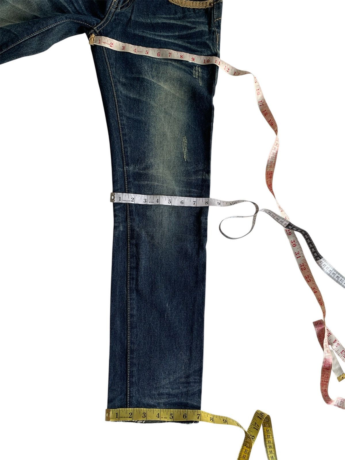Japanese Brand CONCERT CLUB BUCKLE BACK RUSTY DISTRESSED DENIM Size US 29 - 16 Thumbnail