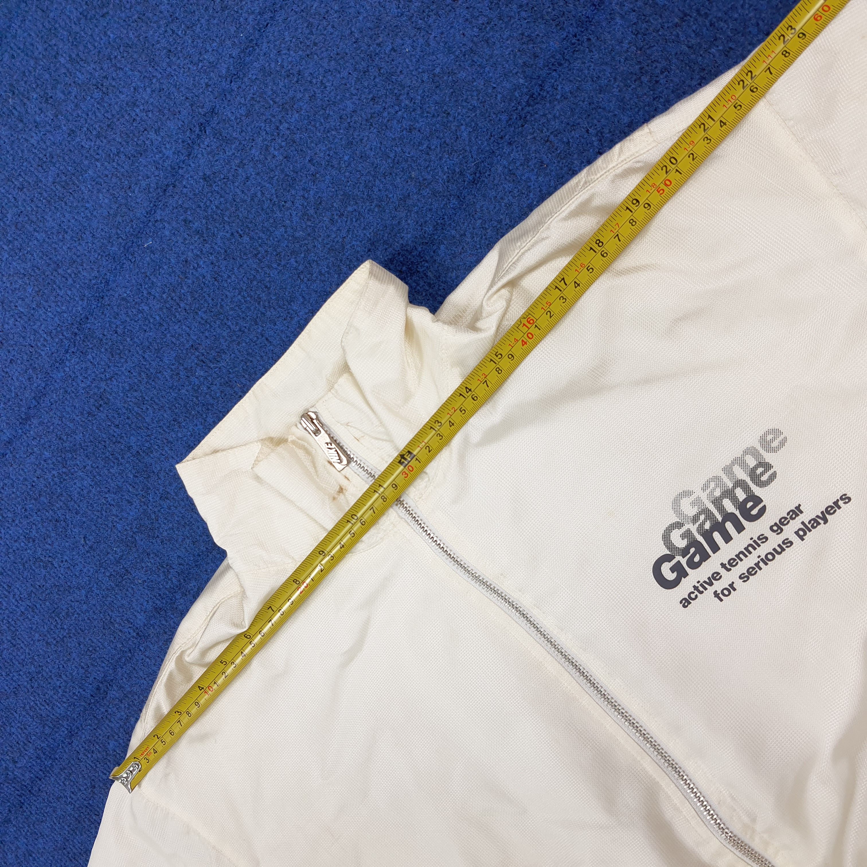 Nike VINTAGE 90s NIKE "Game" Tennis Gear Windbreaker C306N14 Size US L / EU 52-54 / 3 - 12 Thumbnail