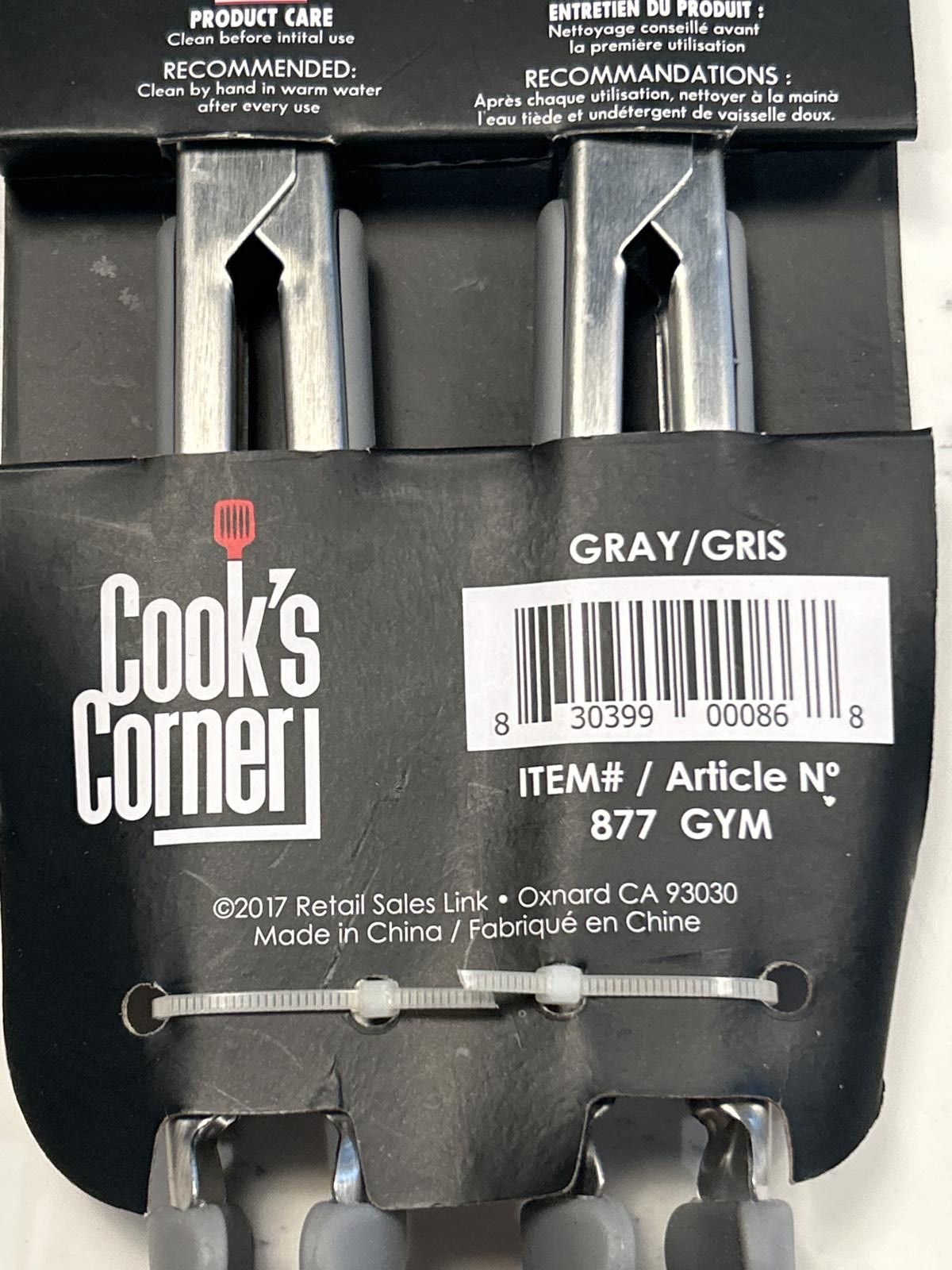 Designer Set of 2! Cook’s Corner Locking Tongs (18 cm), Kindness Shop Size ONE SIZE - 2 Thumbnail