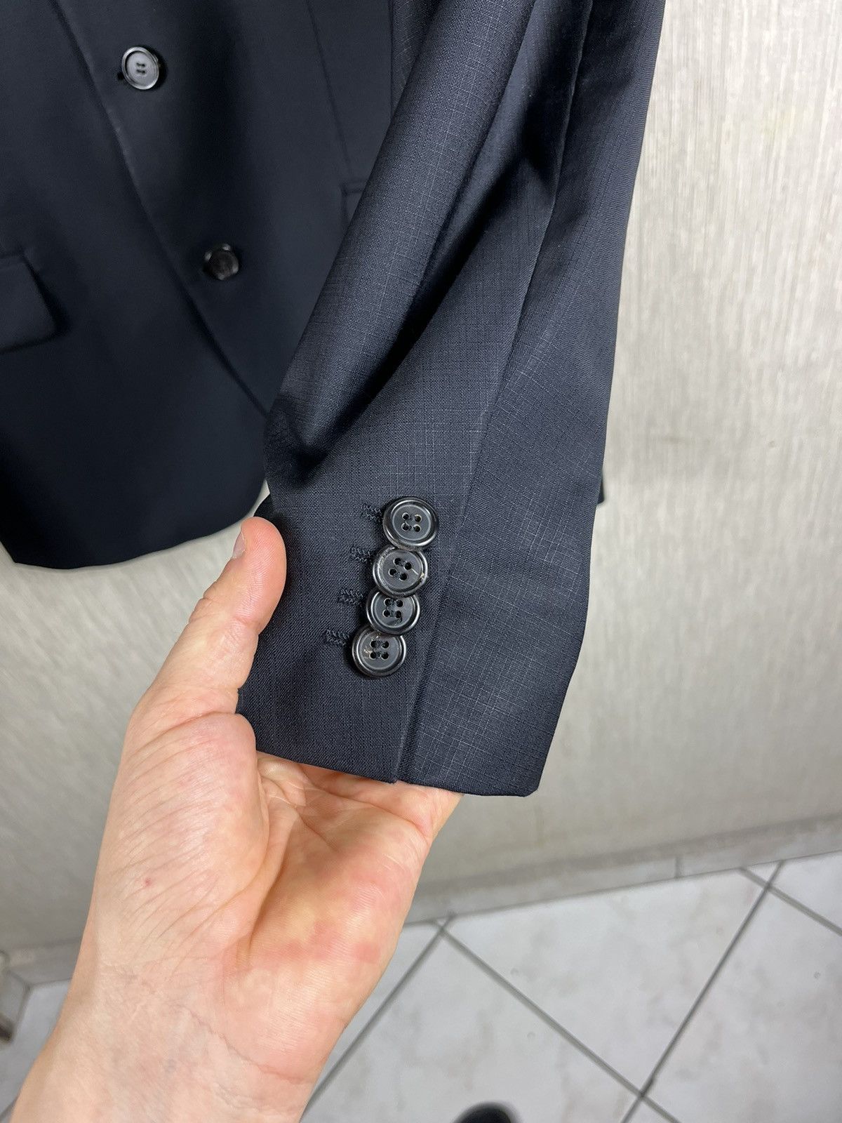 Designer × Hugo Boss Hugo Boss Amaro/Heise casual blazer jacket classic Size 38R - 10 Thumbnail
