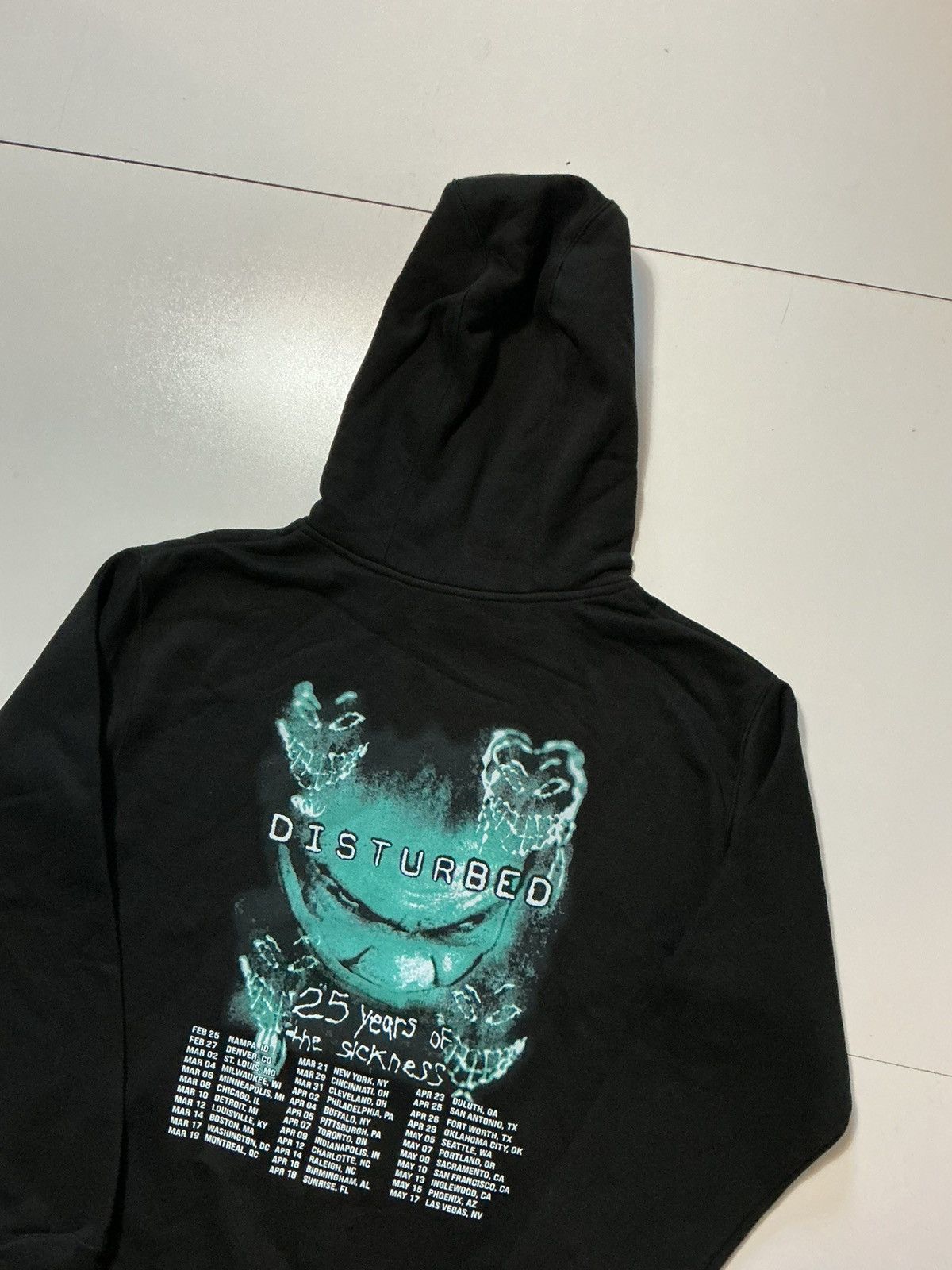 Other Disturbed 25 Years Of The Sickness Anniversary Band Hoodie Size US M / EU 48-50 / 2 - 4 Thumbnail