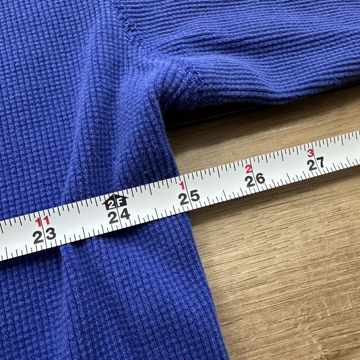 NCAA Vintage 90s Kansas Jayhawks Blue Long Sleeve Thermal Size US XL / EU 56 / 4 - 9 Thumbnail