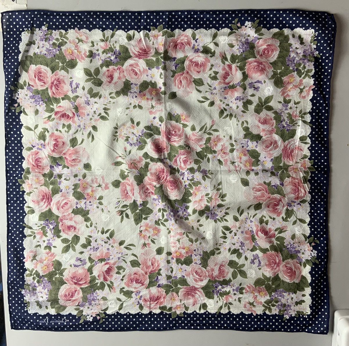 Christian Dior Monsieur Christian Dior Handkerchief Bandana Size ONE SIZE - 4 Thumbnail