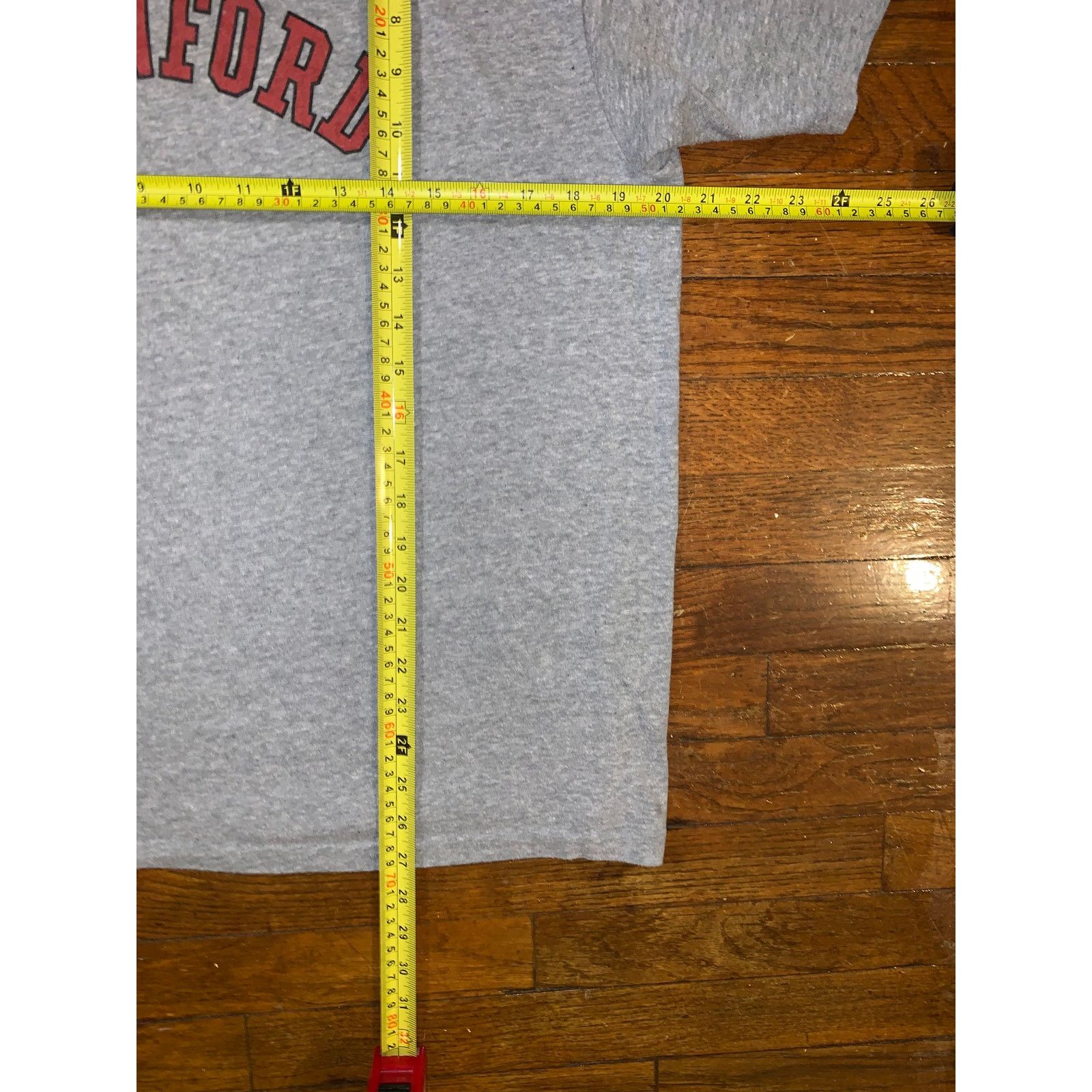 NCAA × Vintage Vtg Stanford University T Shirt XL Gray Single Stitch USA Size US XL / EU 56 / 4 - 6 Thumbnail