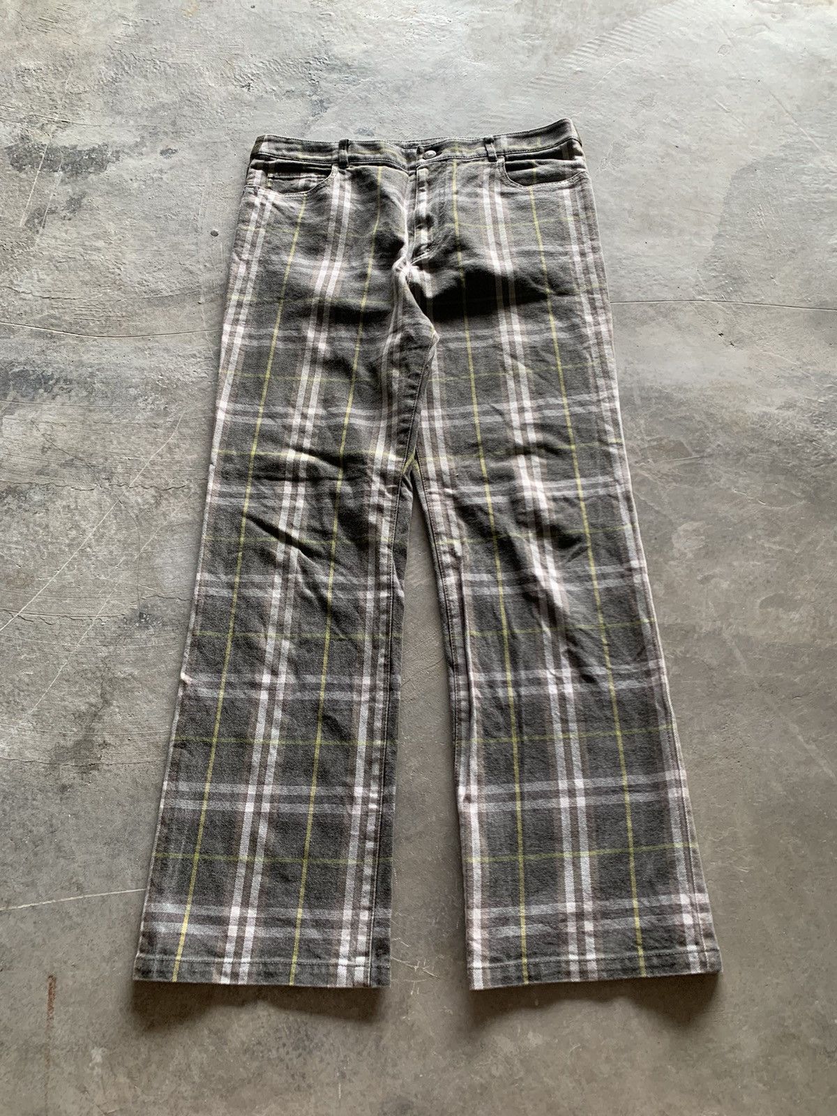 Burberry vintage burberry flannel pant retro gentleman style Size US 33 - 1 Thumbnail