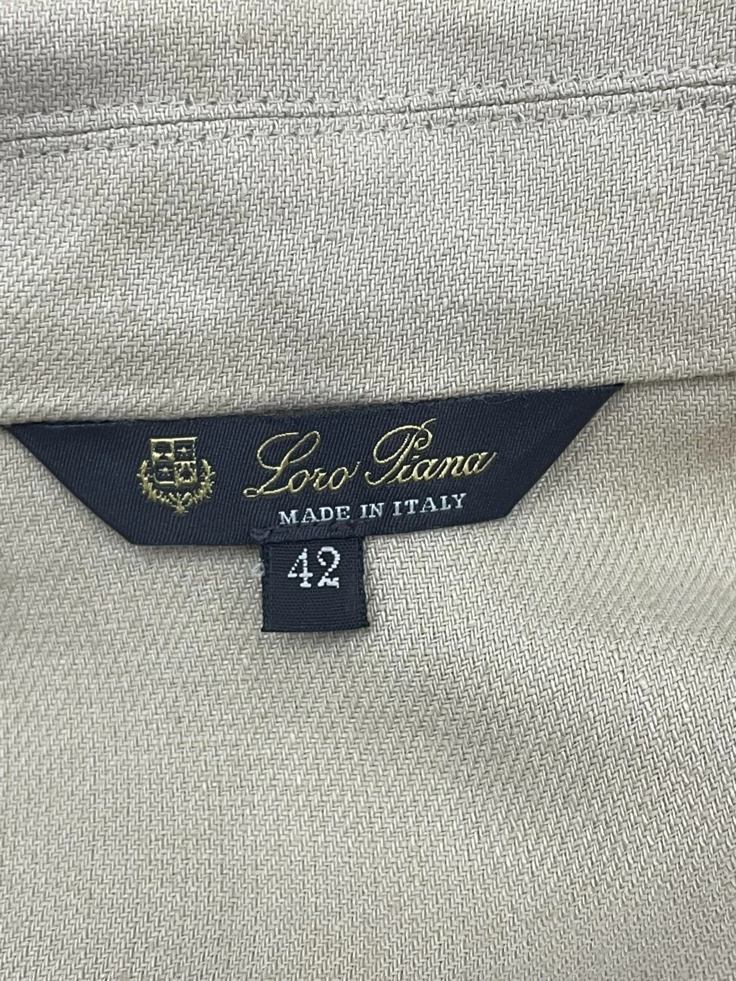 Loro Piana Loro Piana LP Linen Lapel Shirt 42 New Elegant Size US XS / EU 42 / 0 - 3 Thumbnail