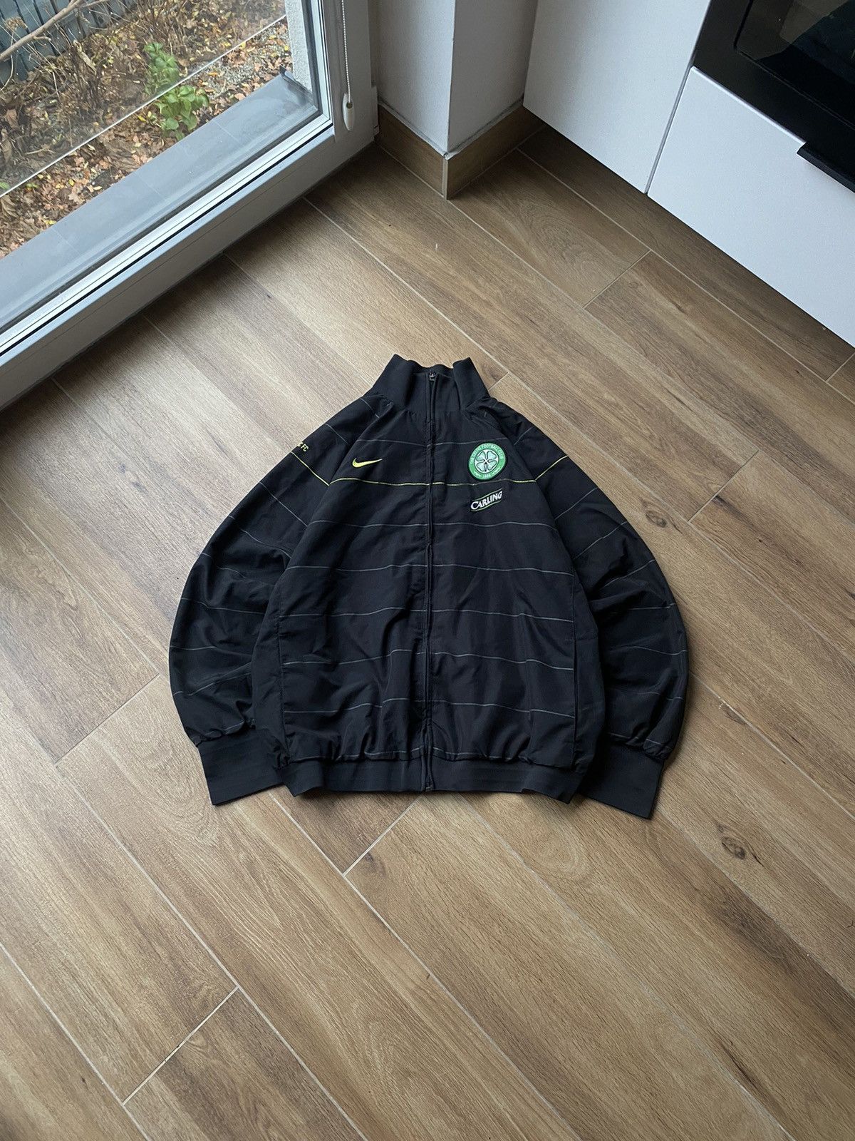 Nike Vintage Celtic Track Jacket Nylon Avant Garde Y2K