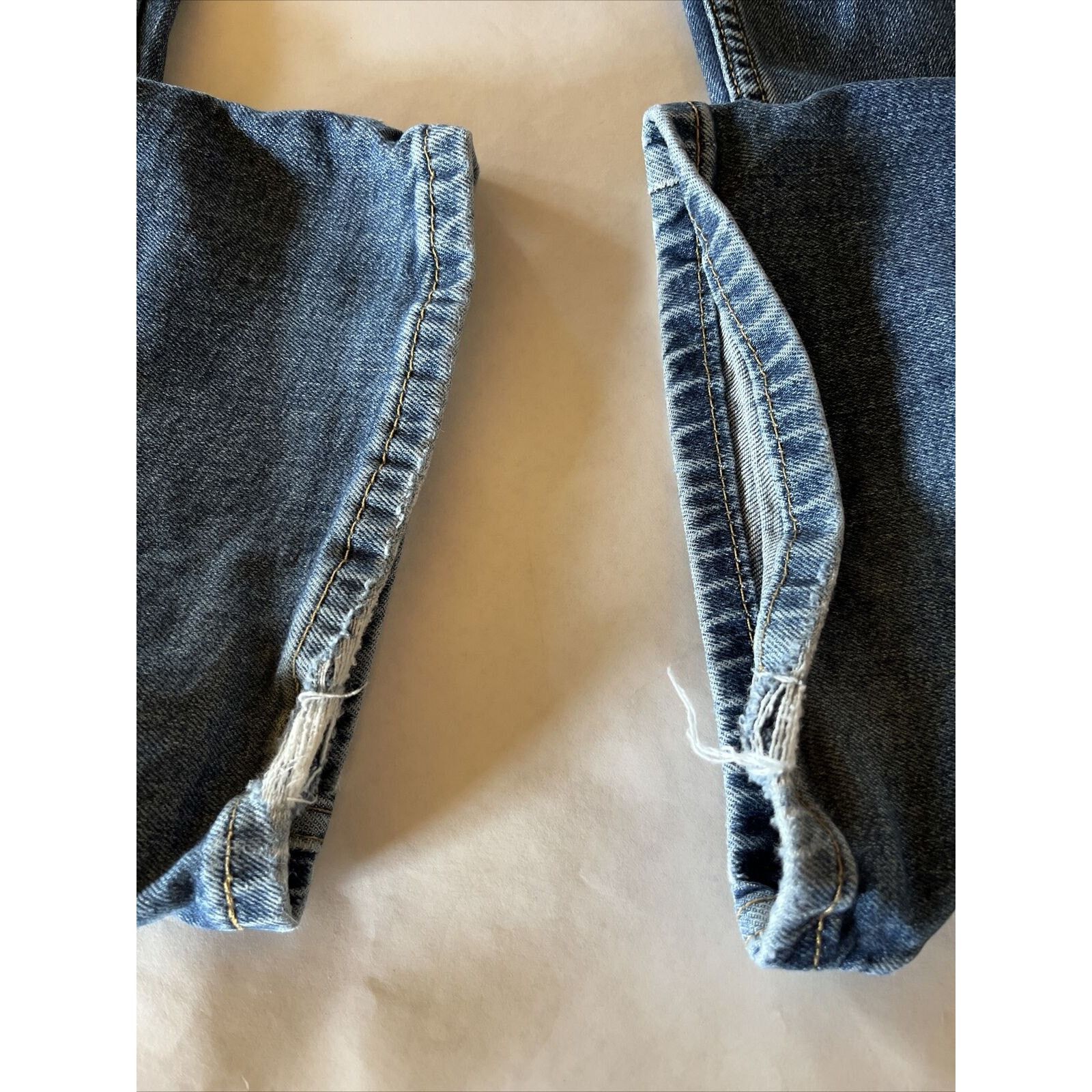 Levi's Levis 505 Jeans Men 42x32 Regular Straight Denim Cotton Blue Size US 40 / EU 56 - 9 Thumbnail