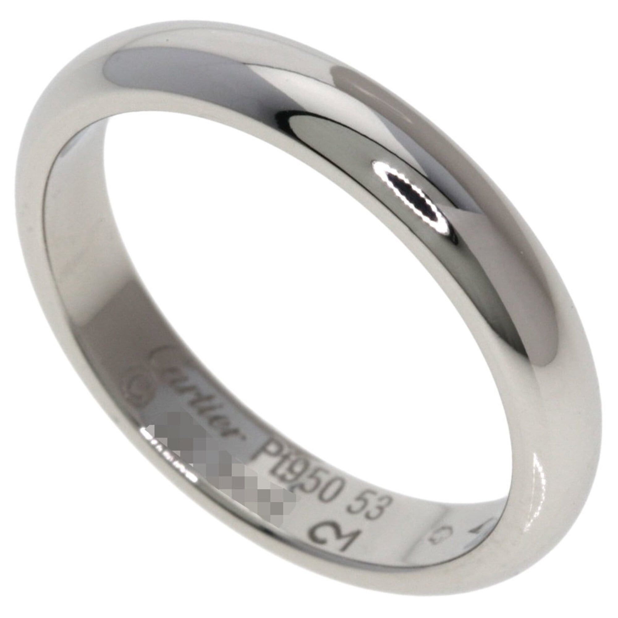 Cartier Cartier Wedding Ring #53, Platinum PT950, Women's, CARTIER Size ONE SIZE - 1 Thumbnail