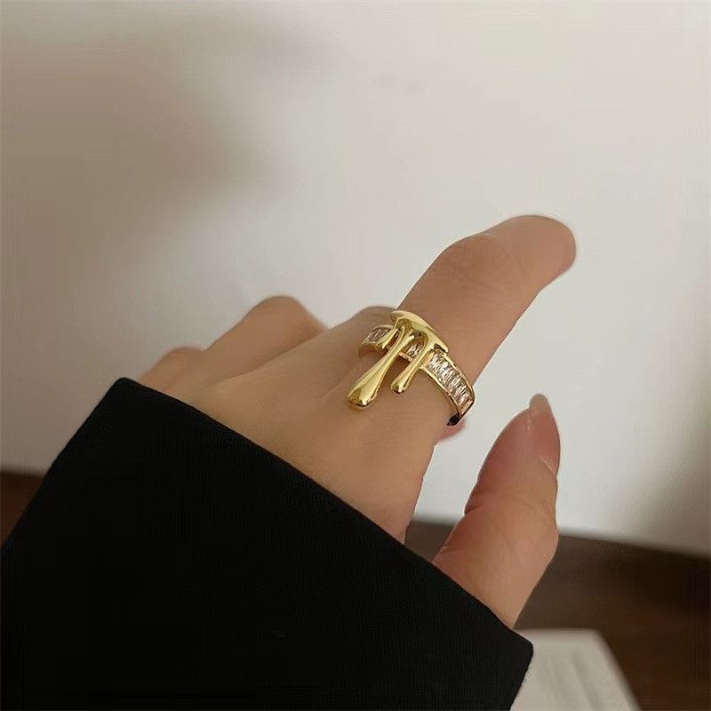 Jewelry Retro Jewelry Rings Open Size Chrome Ring (Size 7-13) Size ONE SIZE - 6 Thumbnail