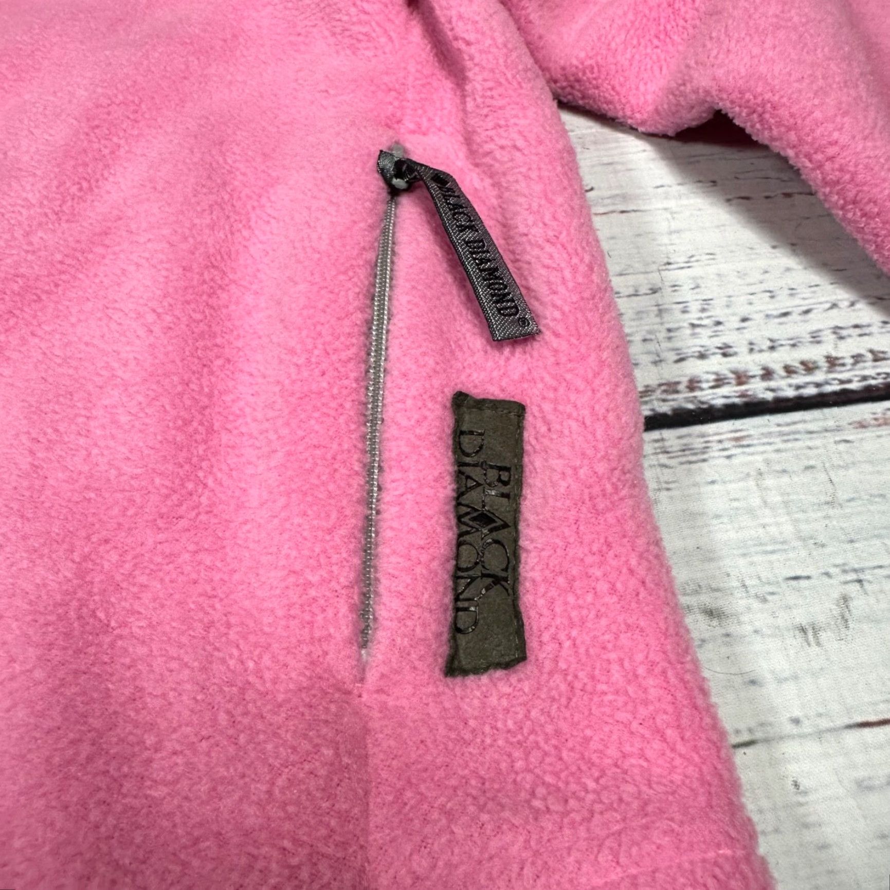 Black Diamond Black Diamond Womens Front Zip Fleece Jacket Sz M Pink Pockets Long Sleeve USA Size M / US 6-8 / IT 42-44 - 6 Thumbnail