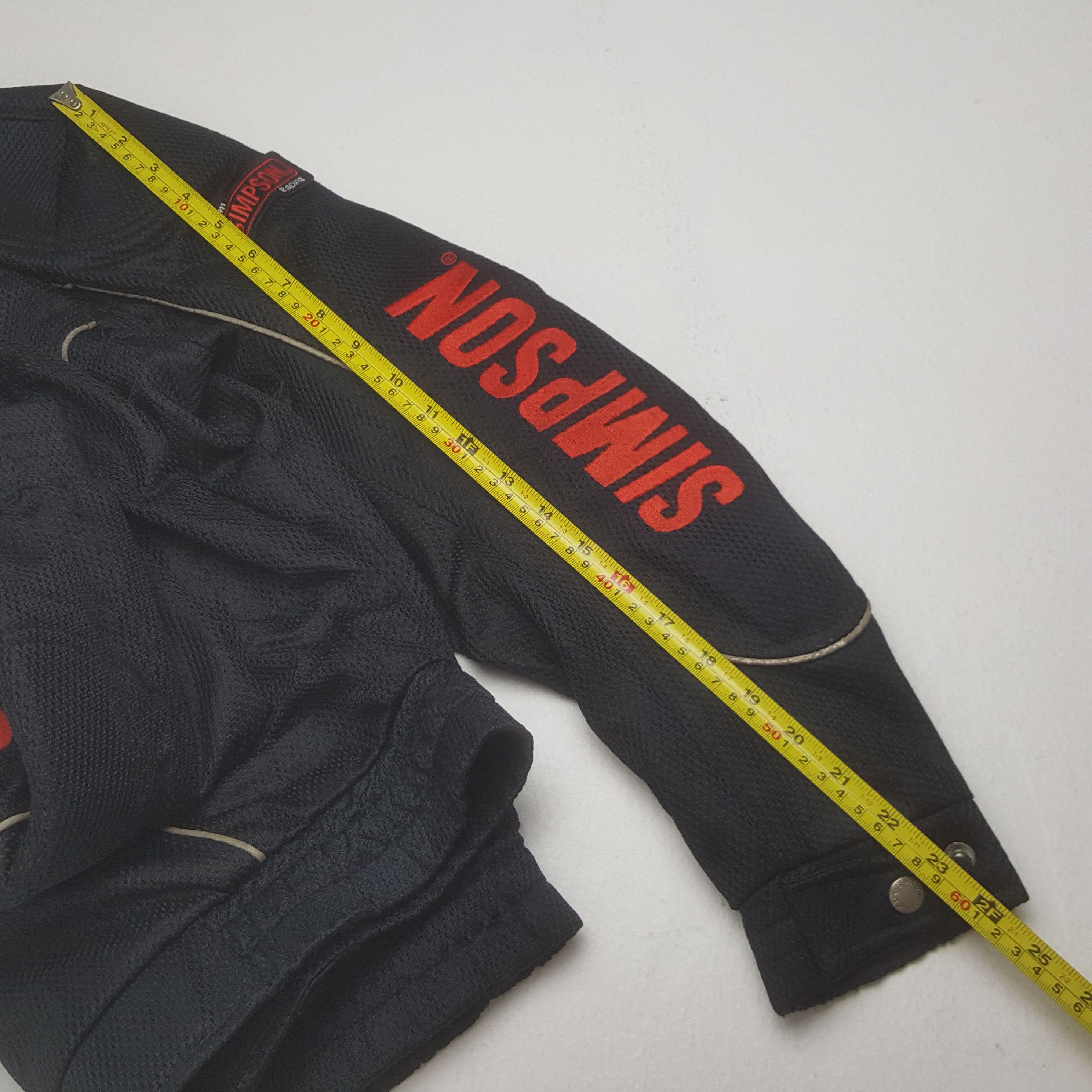 The Simpsons Vintage Simpson Racing Bikers Jacket C323N8 Size US S / EU 44-46 / 1 - 8 Thumbnail