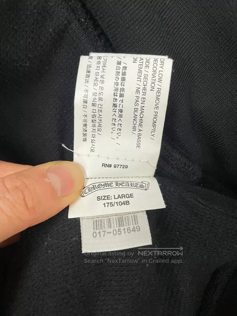 Chrome Hearts Chrome Hearts Black Zip Hoodie Limited. Size US L / EU 52-54 / 3 - 6 Thumbnail