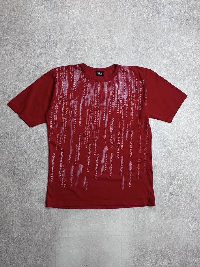 Dolce & Gabbana × Vintage Vintage Dolce&Gabbana Alloverprint T-shirt M Size US M / EU 48-50 / 2 - 1 Thumbnail