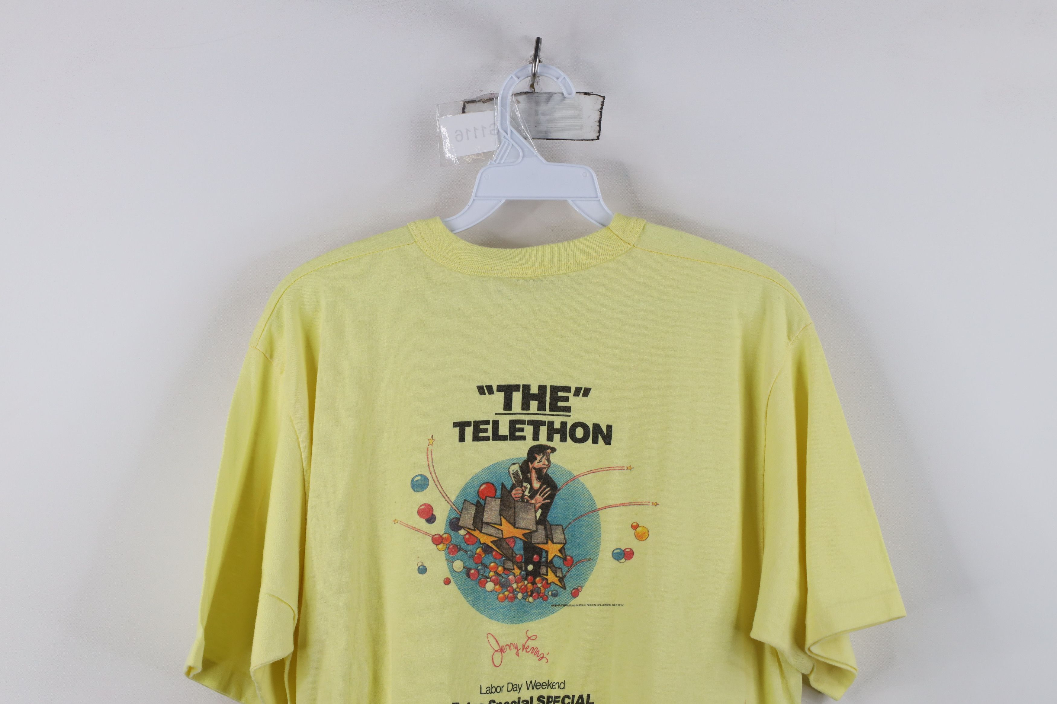 Vintage Vintage 70s The Telethon Muscular Dystrophy T-Shirt USA Size US XXL / EU 58 / 5 - 13 Thumbnail
