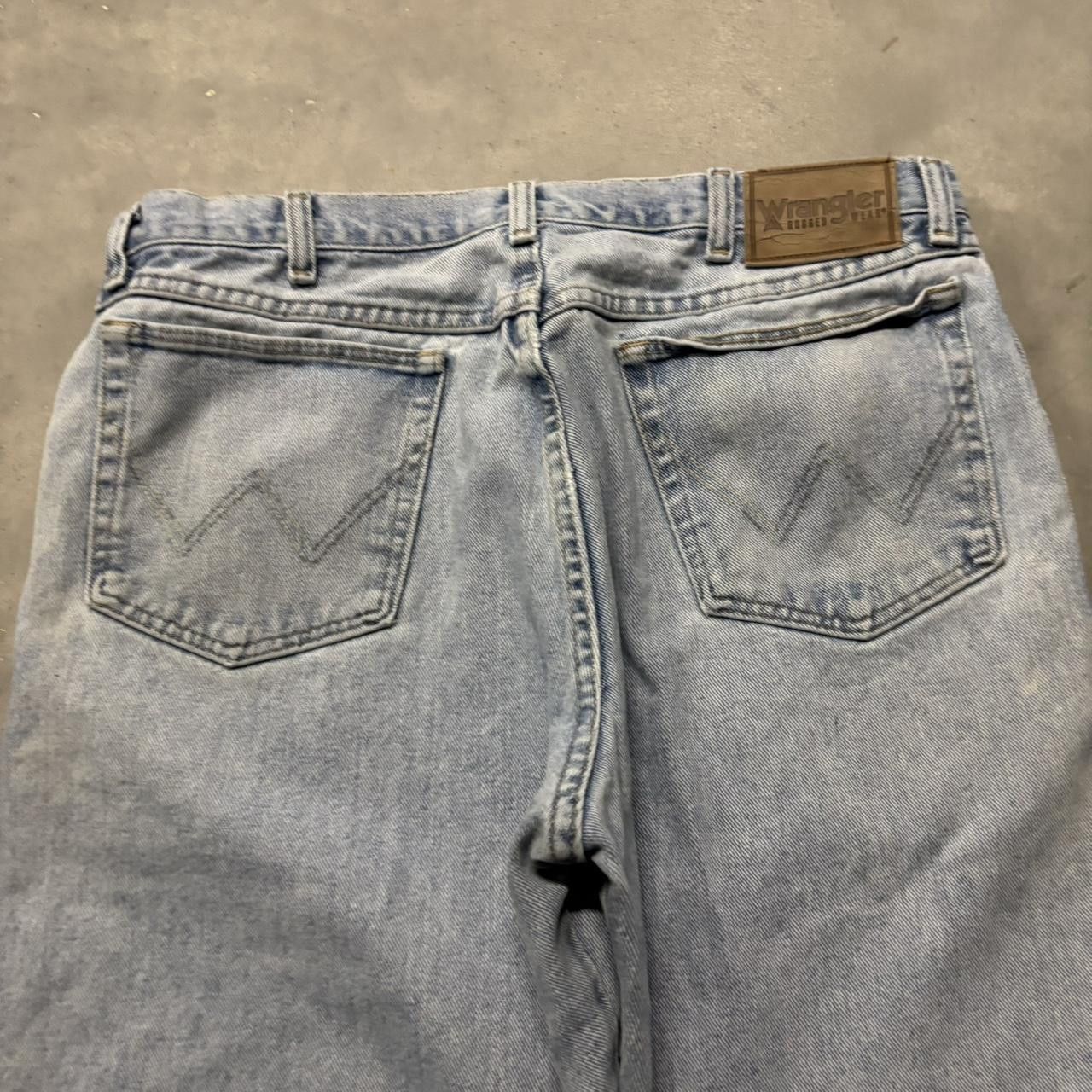 Japanese Brand × Vintage Crazy Vintage Y2K/2000s Light Wash Streetwear Essential Denim Jeans! Size US 34 / EU 50 - 7 Thumbnail