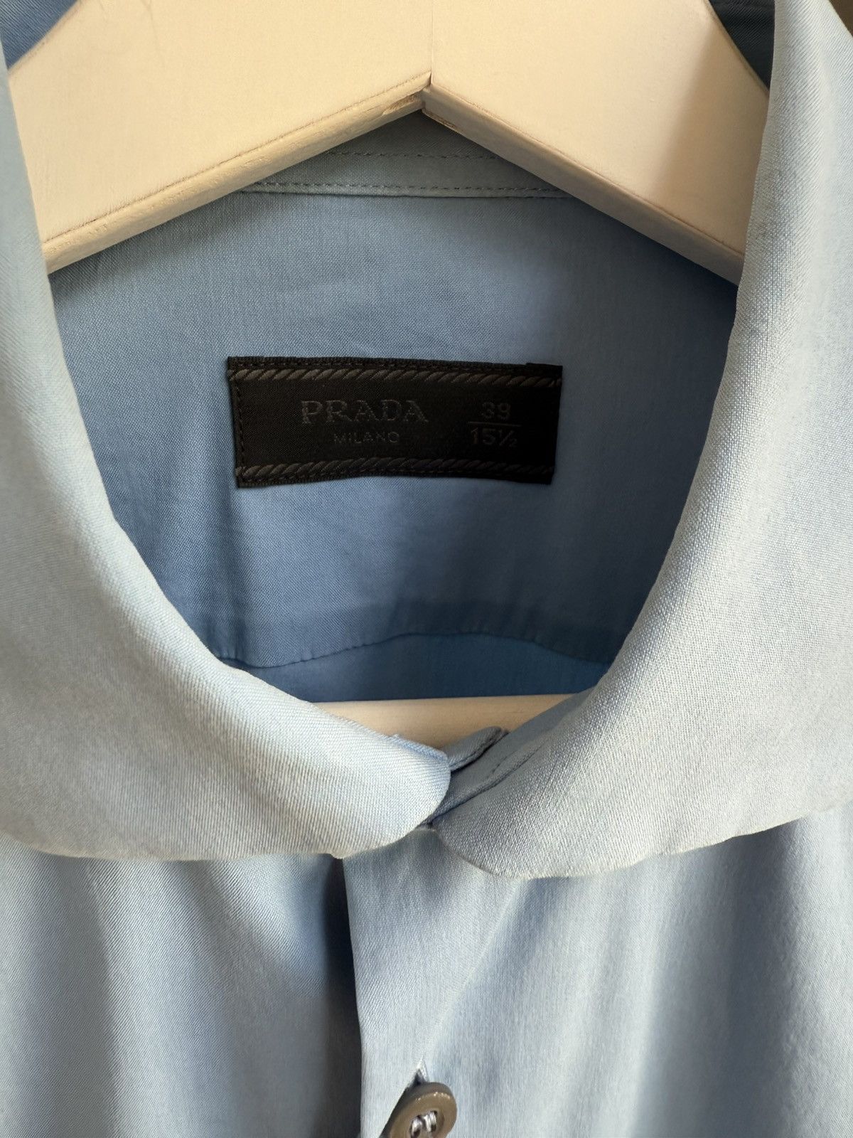 Prada Prada light blue suit shirt Size US M / EU 48-50 / 2 - 2 Thumbnail