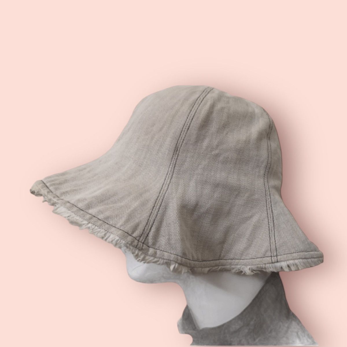 Other RARE DENIM BUCKET HAT JAPAN DESIGNER Size ONE SIZE - 6 Thumbnail